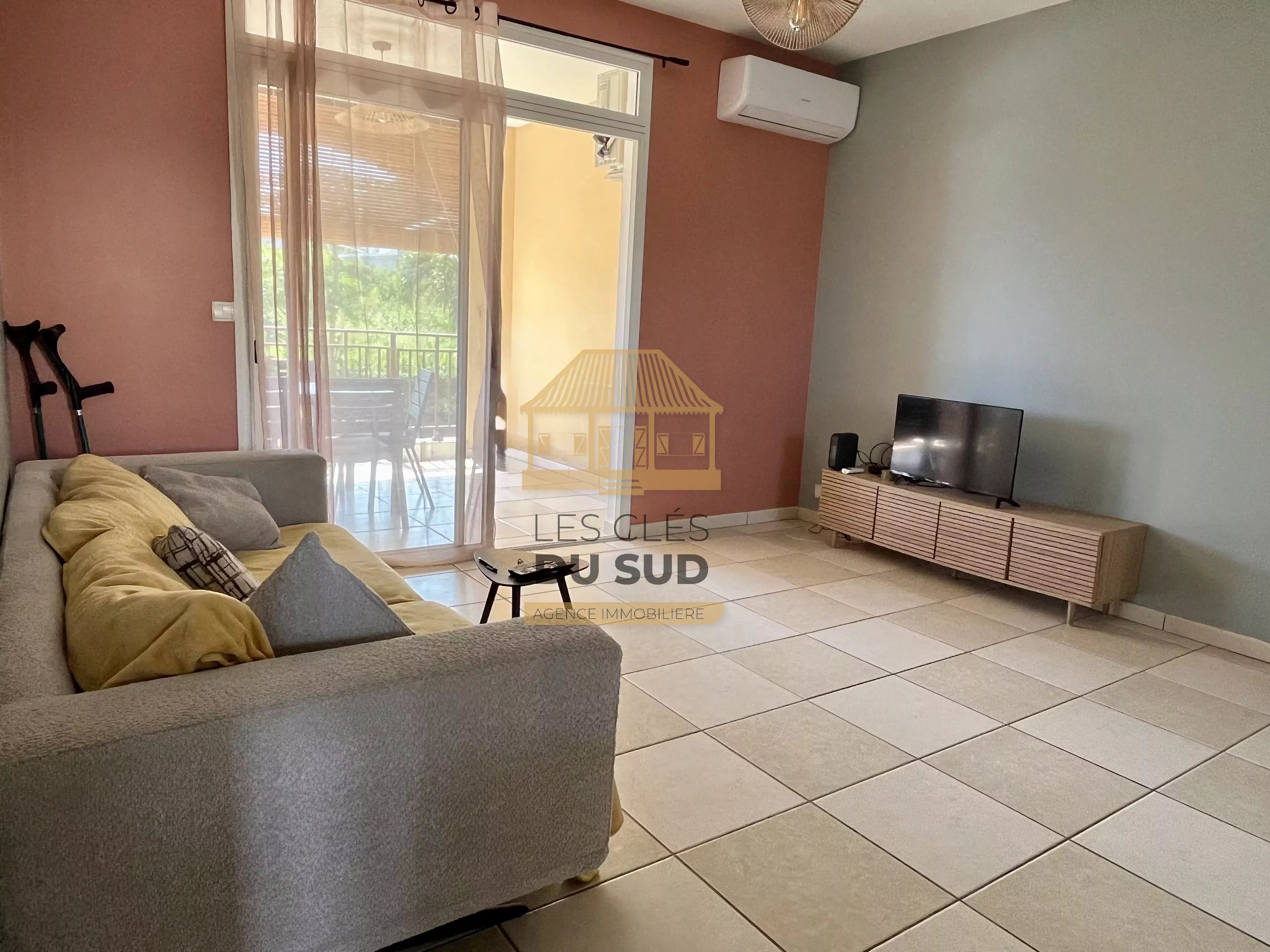 Location appartement T3 meublé vue mer avec piscine à Manapany Les Bains