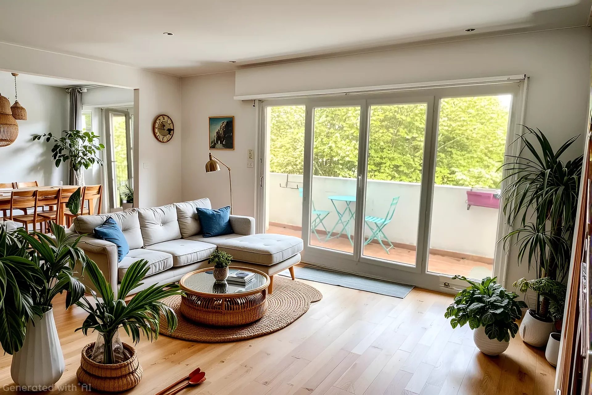 CHATOU bas - appartement familial avec balcon