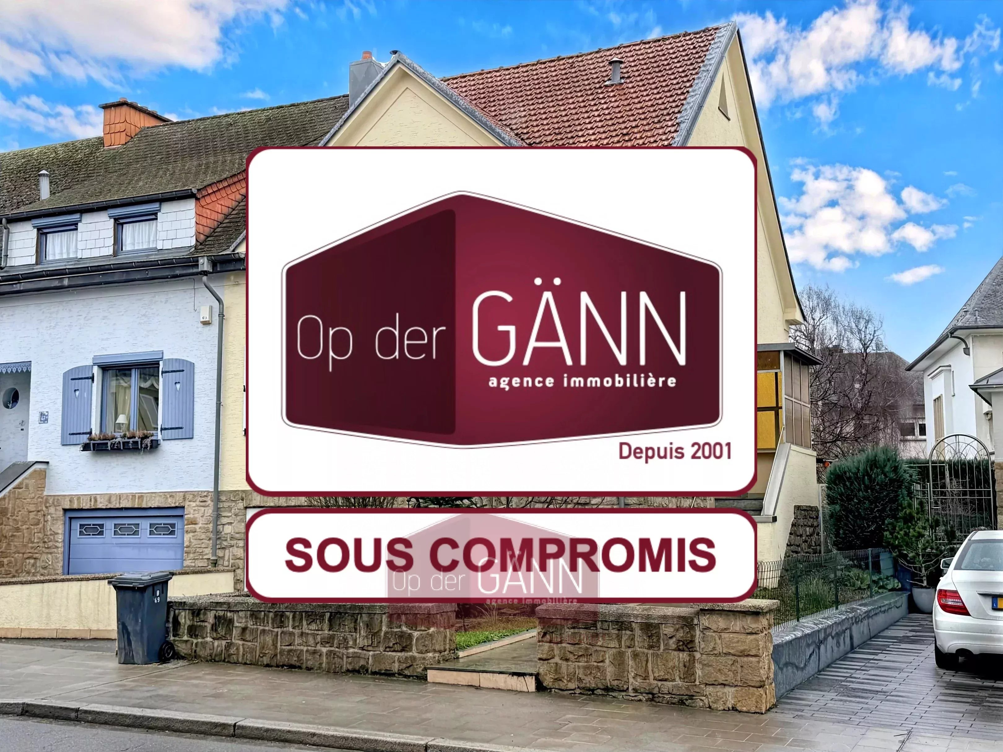 Maison à vendre à Luxembourg-Merl, 3 chambres, jardin, garage, +/- 130 m2