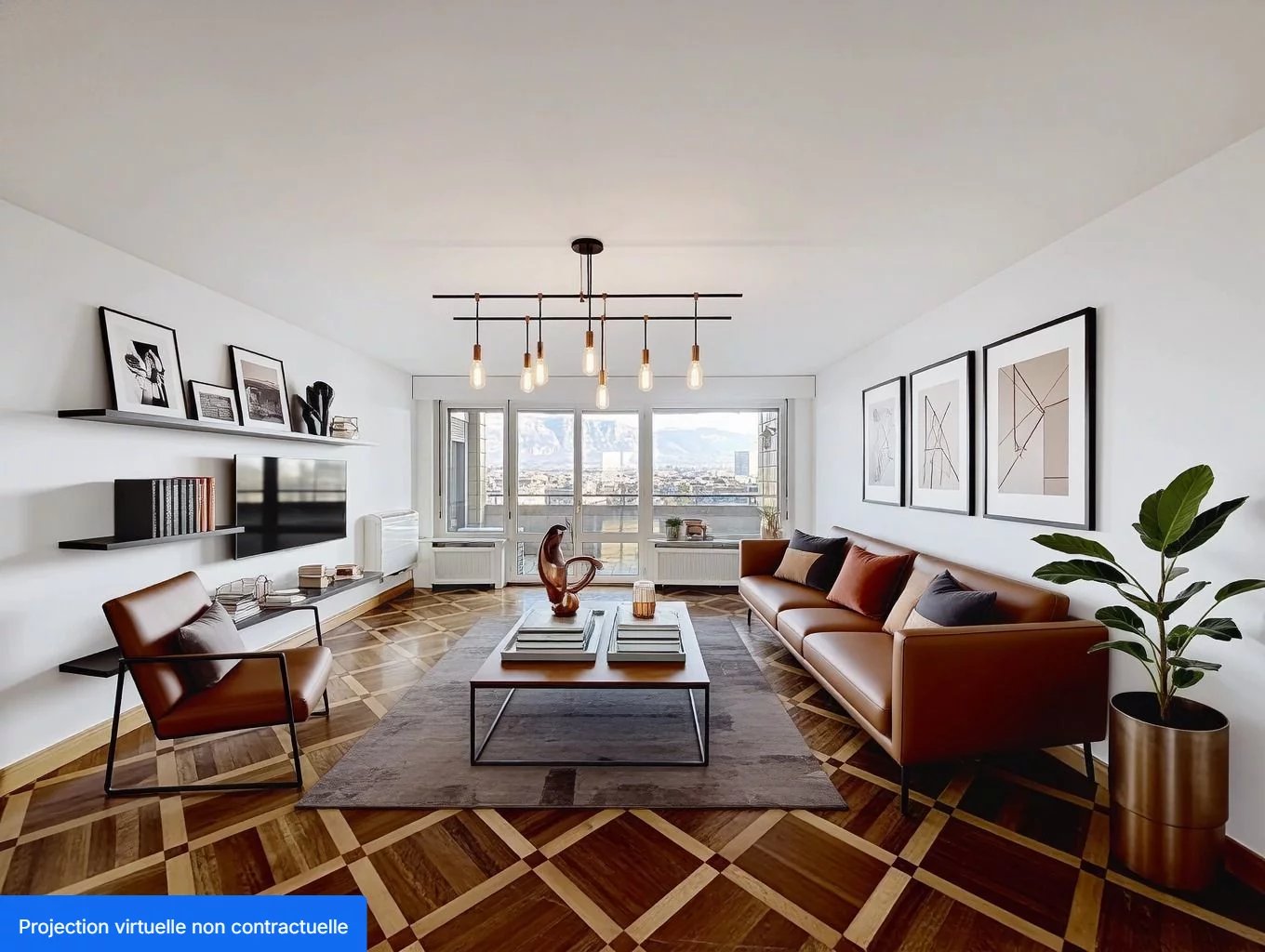 Genève center - Apartment with view of the harbour, cathedral and water fountain