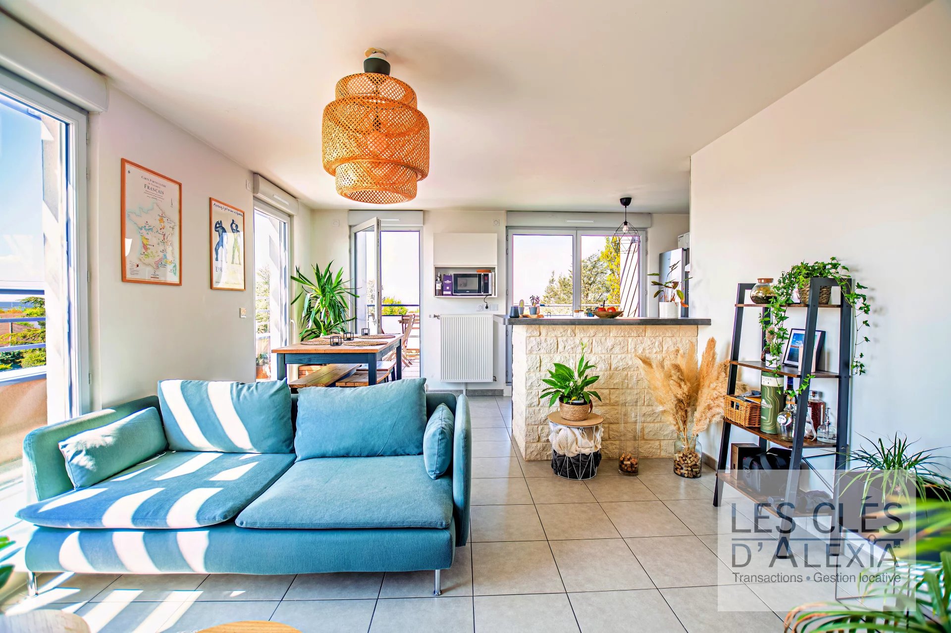Appartement T3 avec terrasse de 24m² + garage