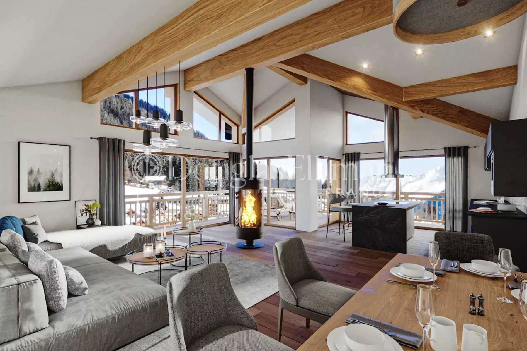 MORZINE – Un appartement duplex de 4 chambres nouvellement construit à Essert Romand - Image nᵒ2