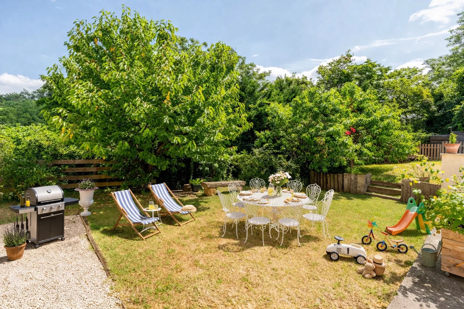 Maison 5 pièces - 4 chambres - 135m2 - Terrain 1014m2