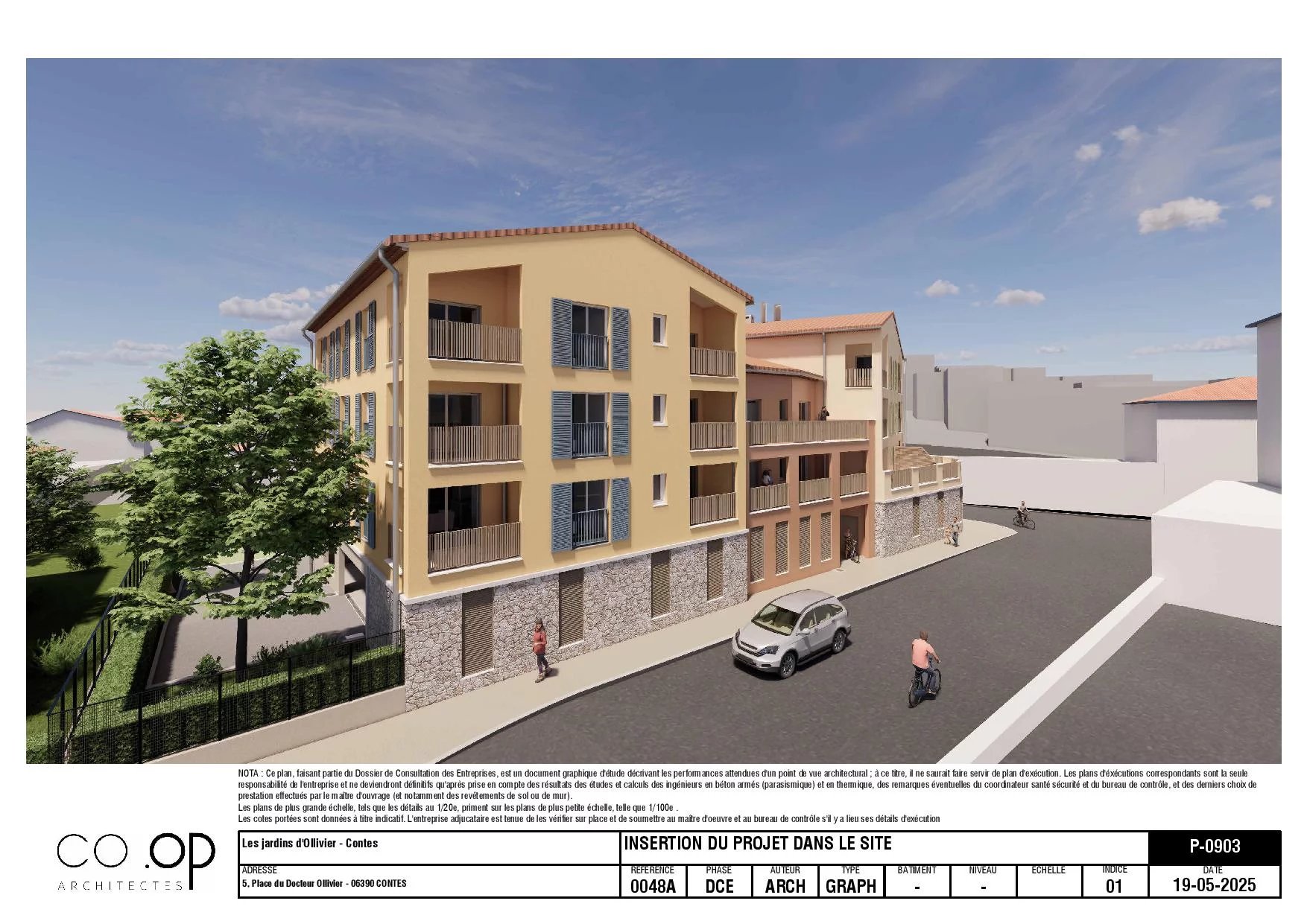 CONTES – CENTRE-VILLAGE – PROGRAMME NEUF – 3 PIÈCES - Photo 3