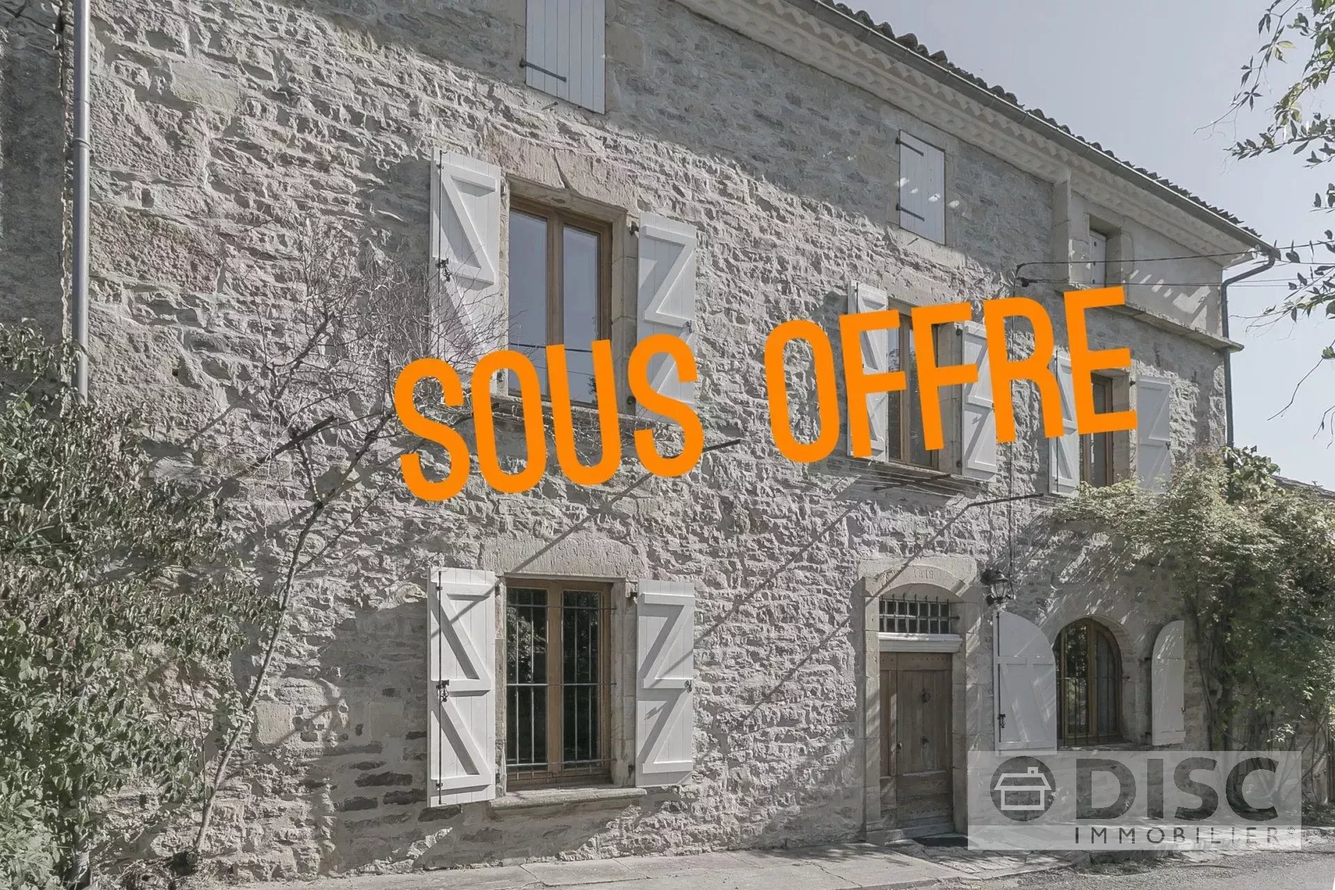 Charming village house with garden, large barn, inner courtyard, and restored chapel