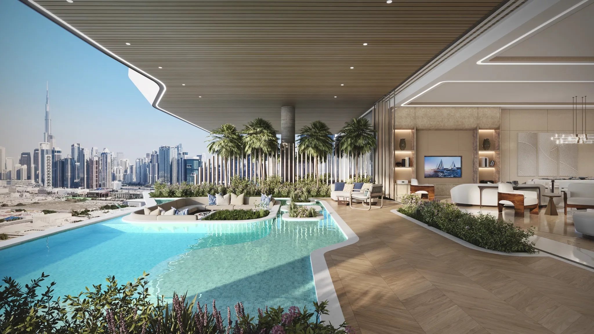 Penthouse 3 chambres à vendre à Casa Canal Dubai Water Canal