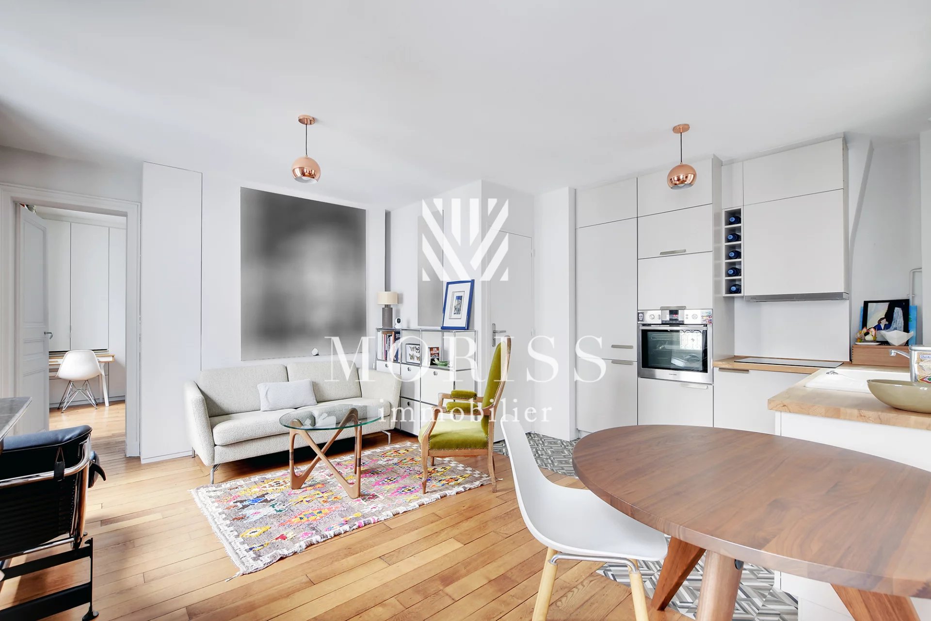 À vendre Paris 17e Plaine-Monceau– Appartement 3 pièces en étage - Image Array