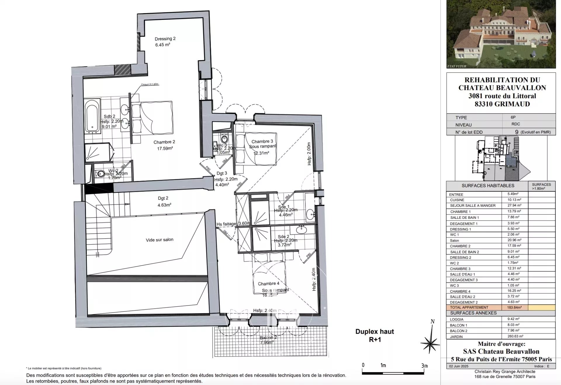 GOLFE DE SAINT-TROPEZ – LUXUEUX APPARTEMENT 4 CHAMBRES AVEC TERRASSE ET JARDIN