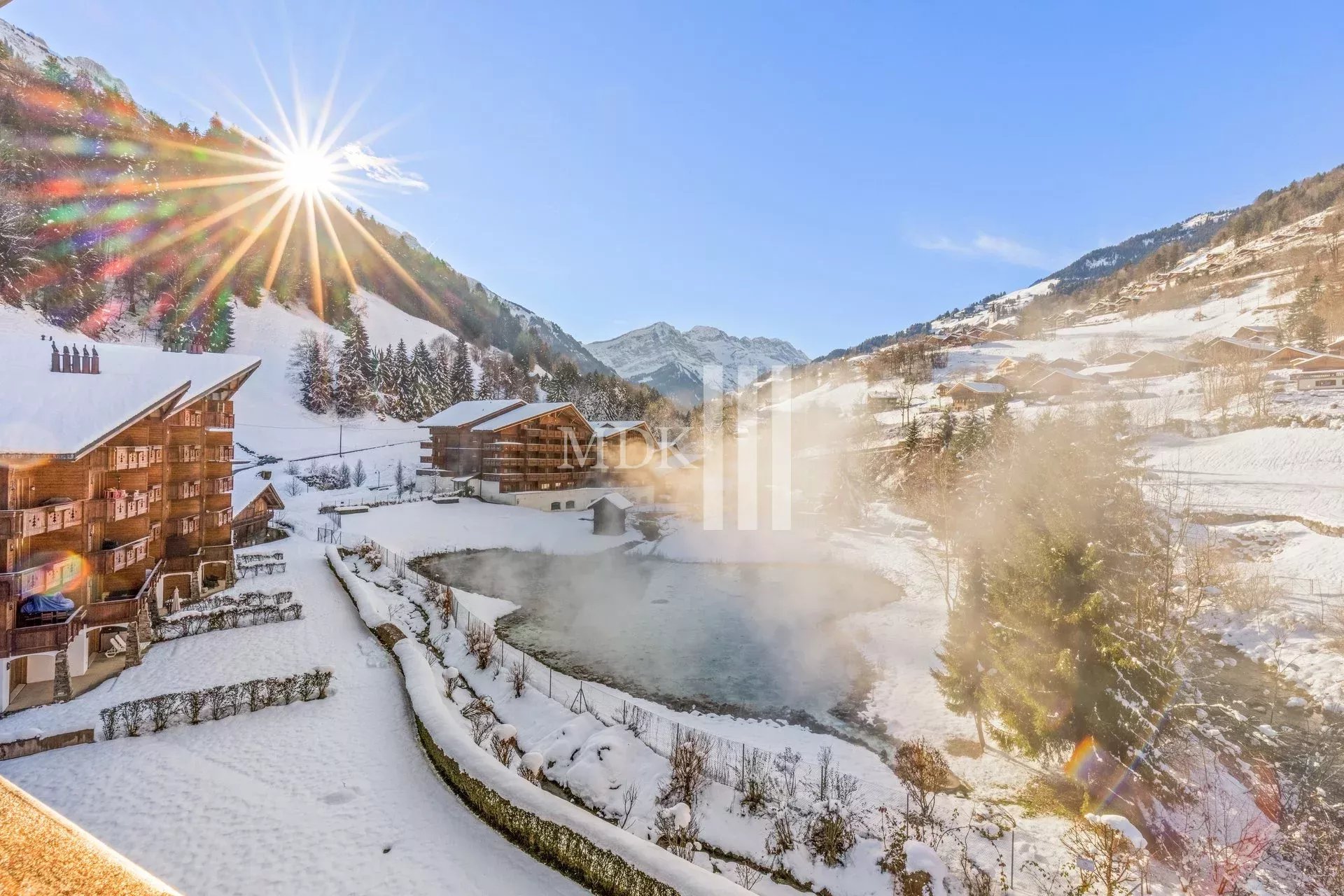 Charmante 3,5 Zimmerwohnung mit Garten zum Verkauf in Val-d'Illiez!