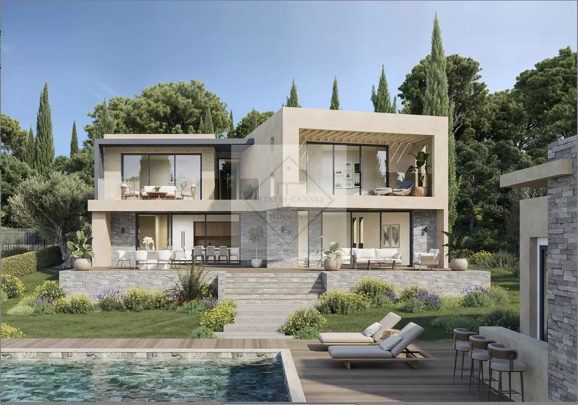 Villa contemporaine neuve d’exception au sein d’un domaine privé — photo 6