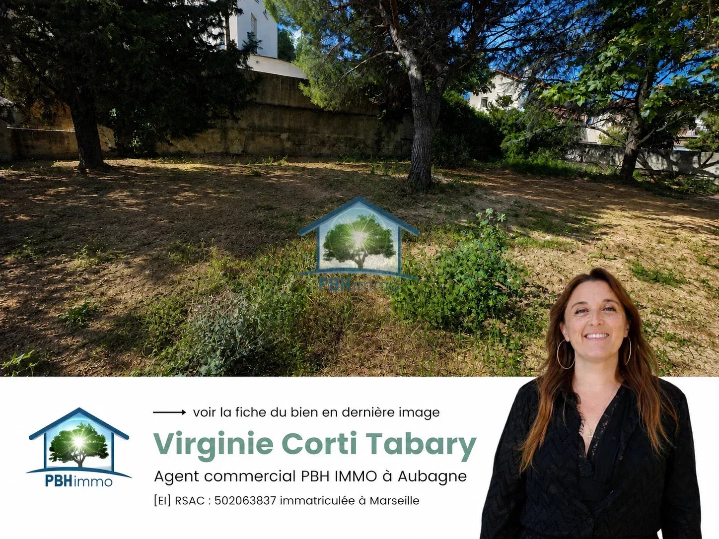 Terrain constructible viabilisé de 400 m² – La Valbarelle / 13011 Marseille – COS 0,40