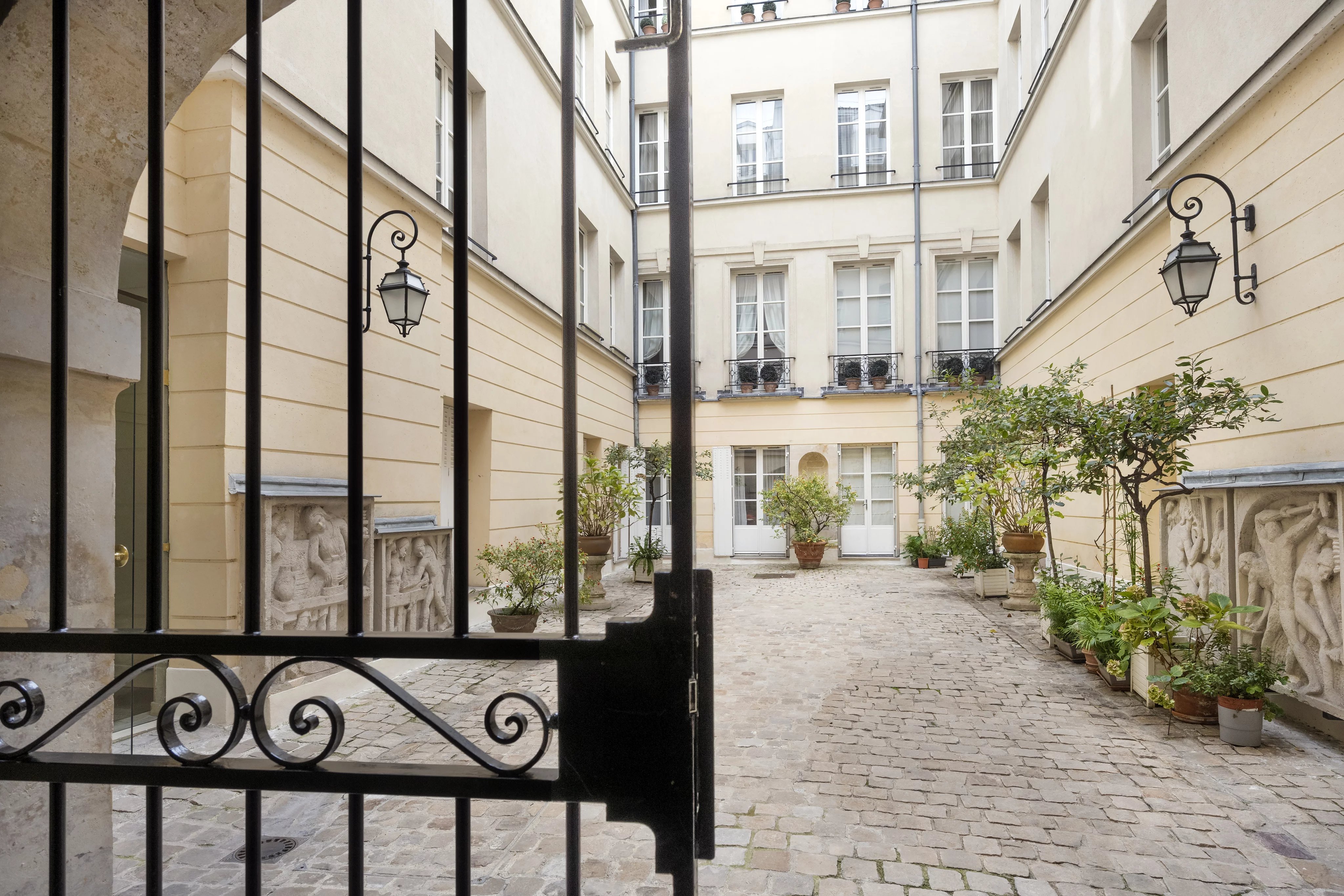 building courtyard