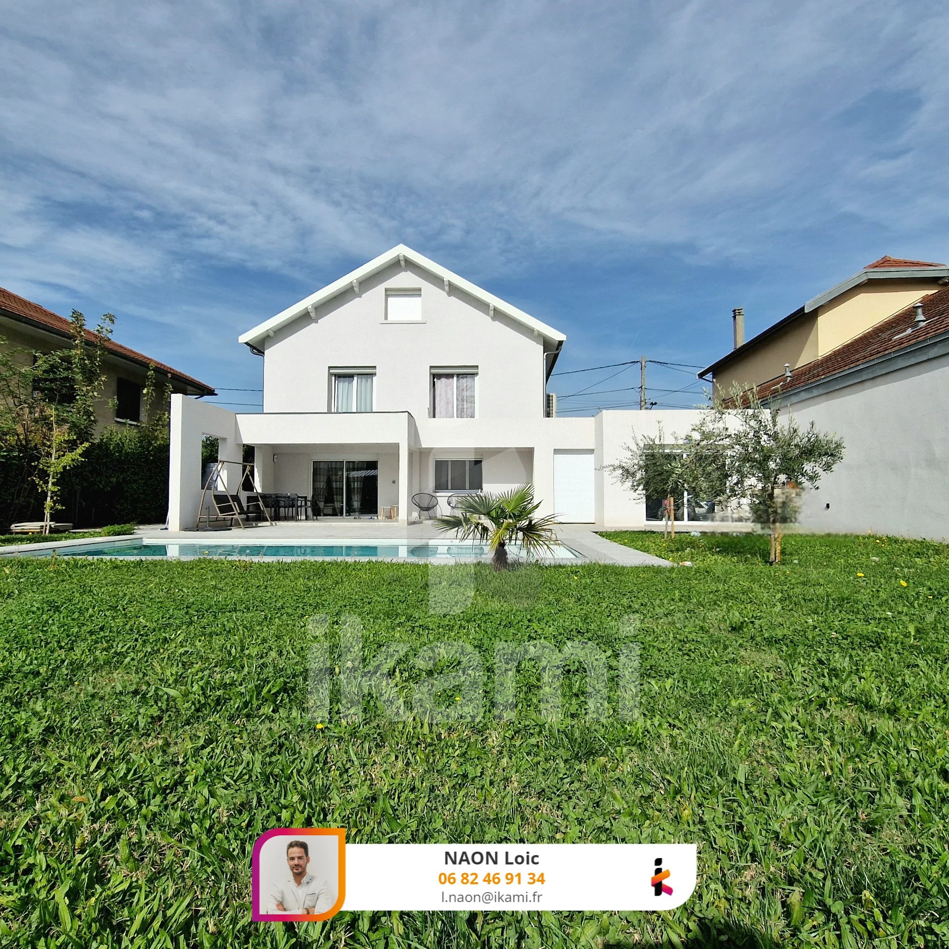 Maison 140m2 avec jardin et piscine