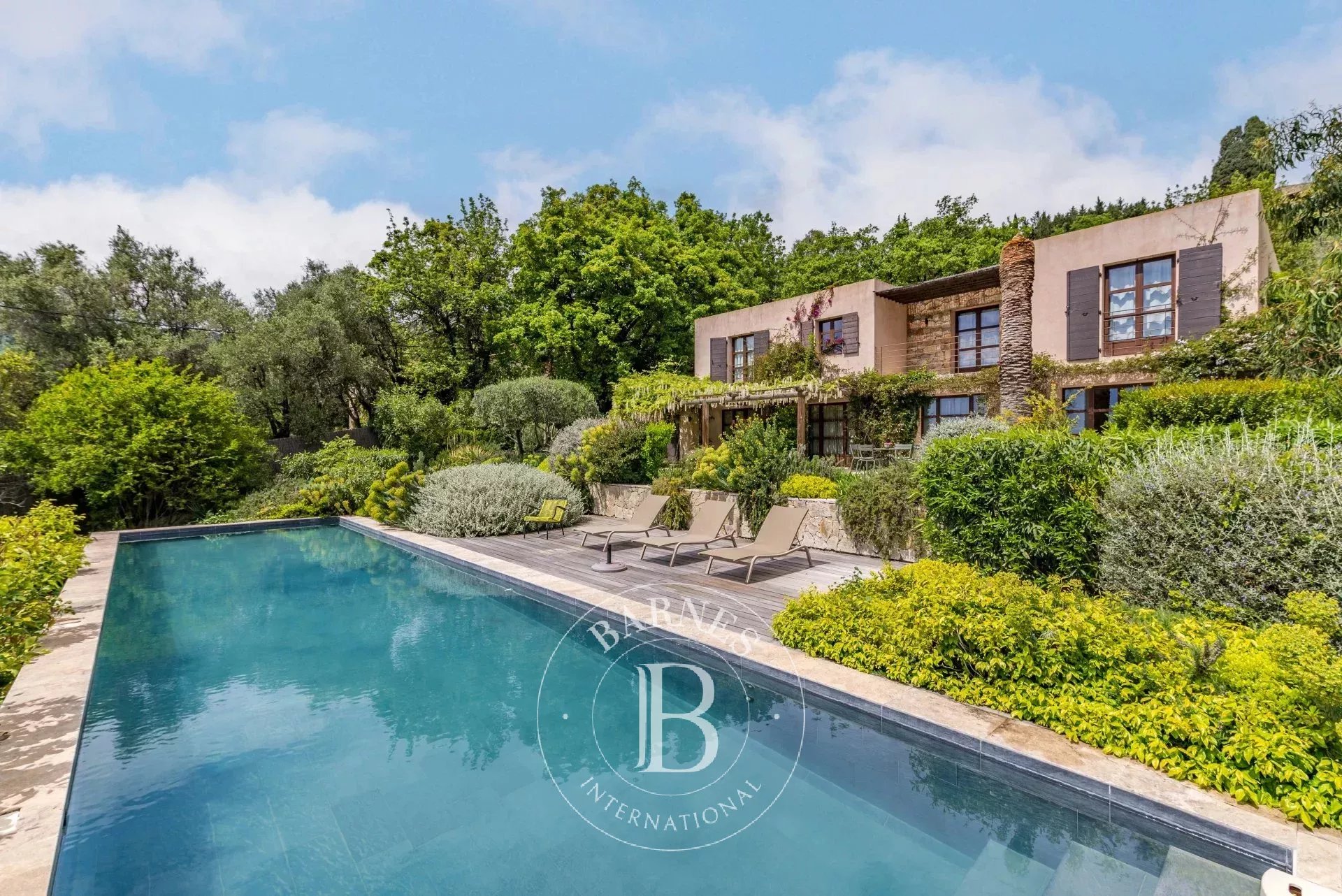 Chateauneuf-Grasse, contemporary Mas with sea view, 5 bedrooms - picture 24