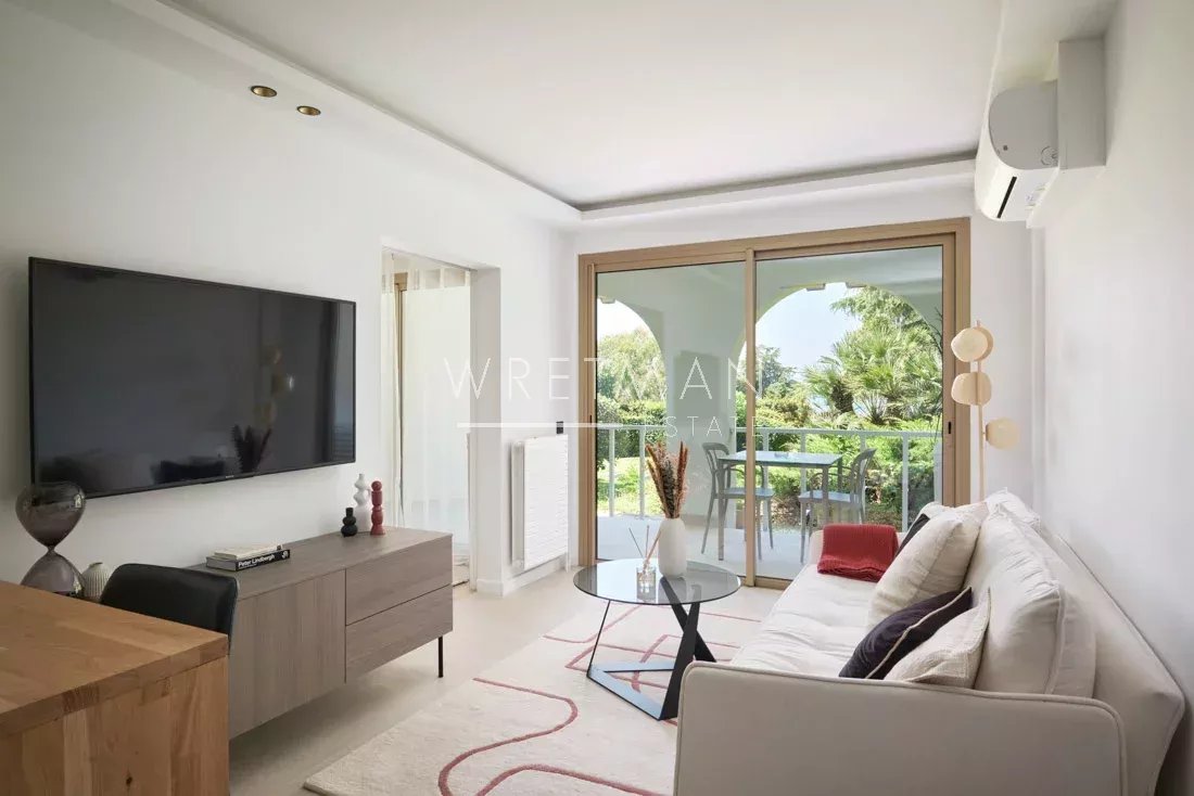 Appartement 2 pièces vue mer et jardin avec piscine - Cannes Californie