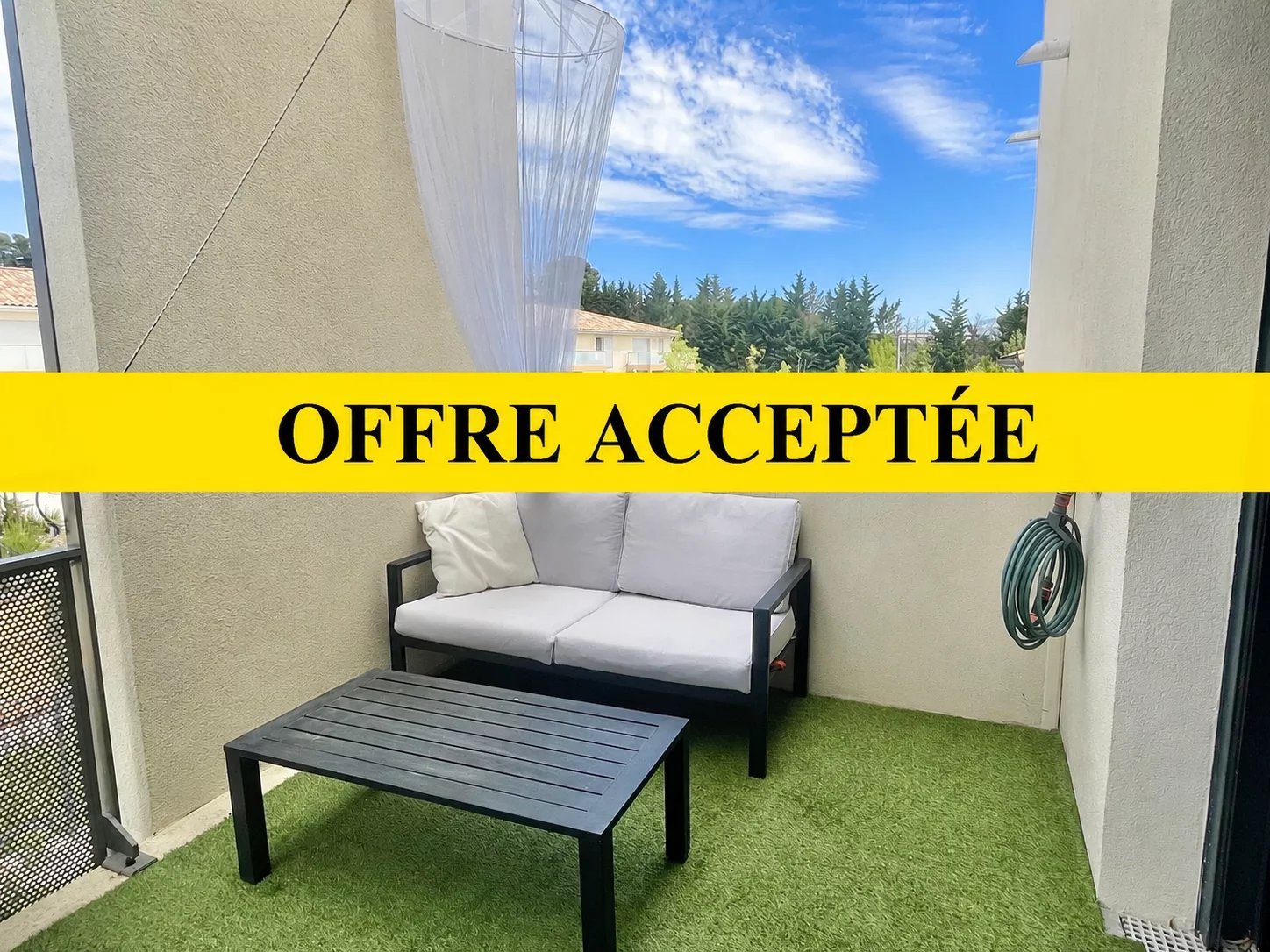 T2 de 42 m², terrasse et box en sous-sol