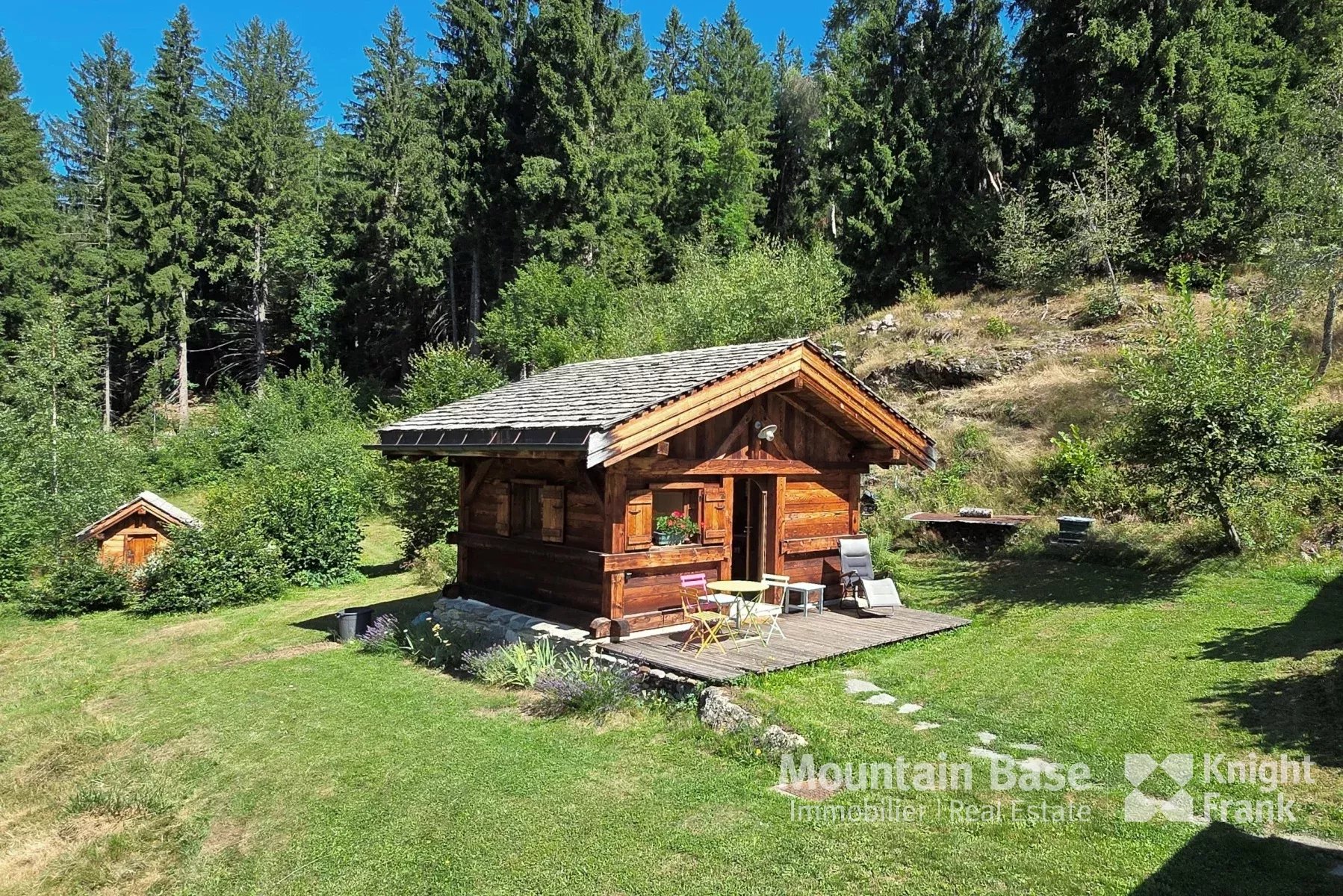 Photo of A charming chalet situated in its own clearing in the woodlands at the top of Le Coupeau.