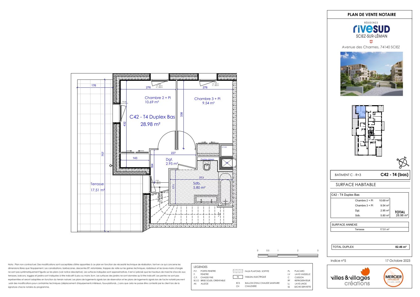 T4 DUPLEX NEUF