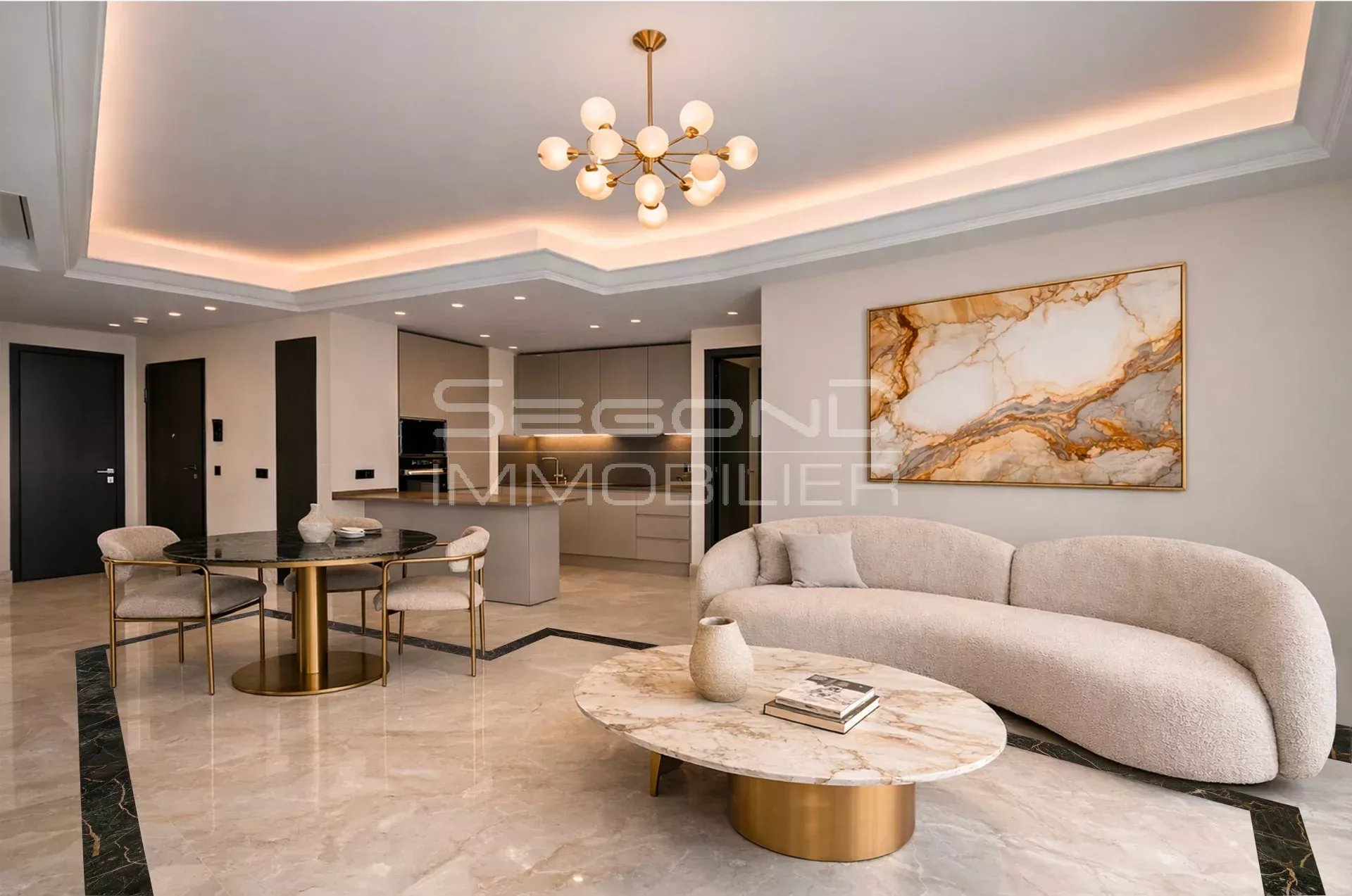Vente - Exclusivité - Appartement d’angle 3 pièces – Résidence Belle Époque – Villa Ninetta, Moneghetti – Monaco