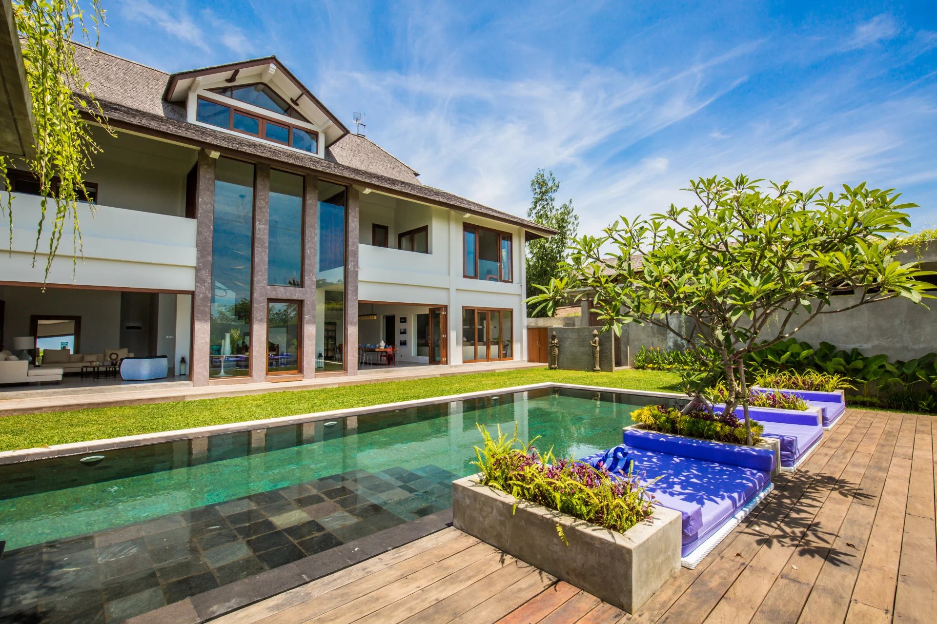 Casa contemporanea con vista sull'oceano - Gianyar, Bali