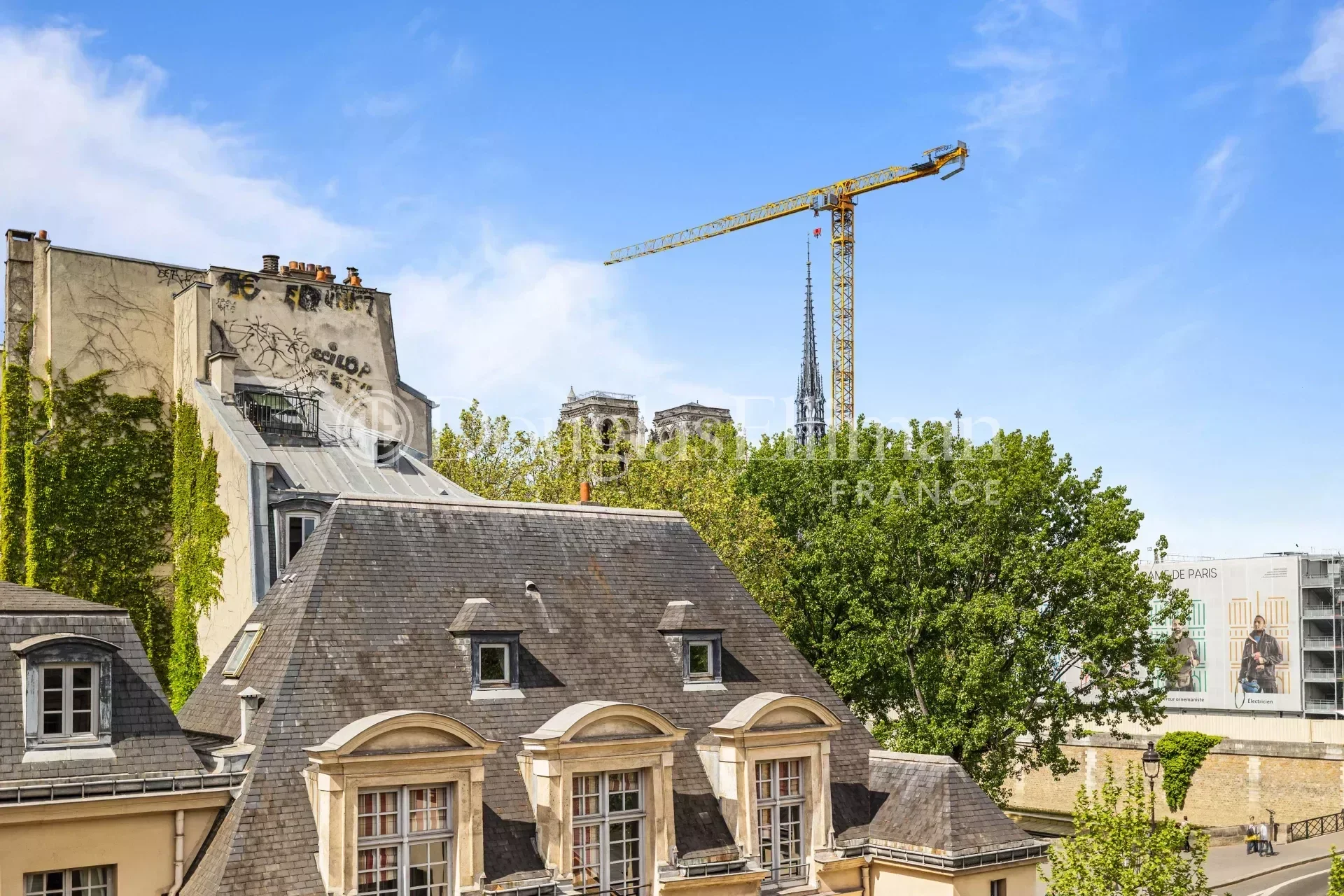 PARIS 5e – Quais de Seine / Hôtel de Nesmond / Maubert Mutualité – Appartement de réception – 183,22 m² – Ascenseur — Monument Historique - Image nᵒ2