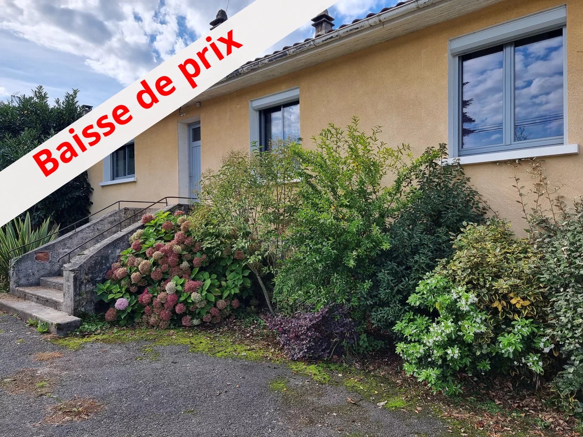 Maison avec grand jardin dans quartier résidentiel,  proche centre ville de Prayssac