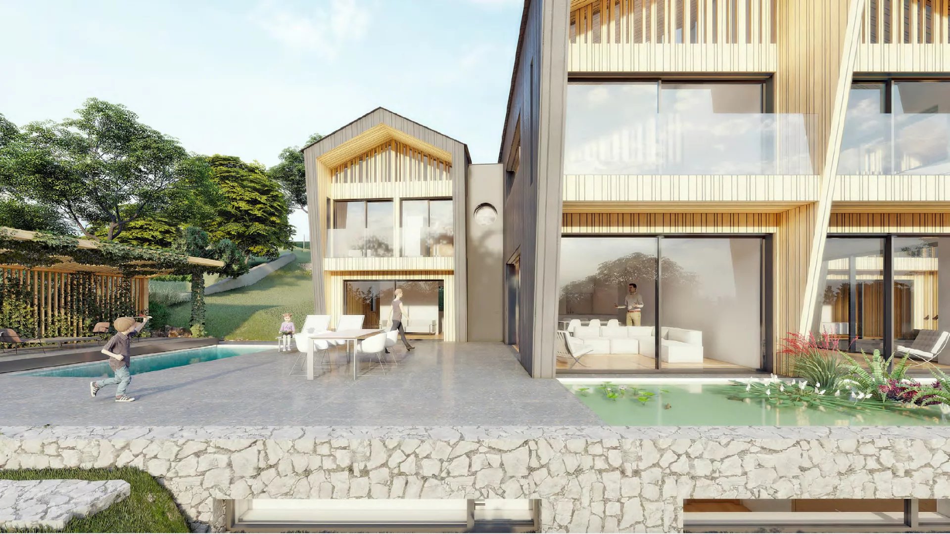 Villa panoramique et sans nuisances , avec piscine