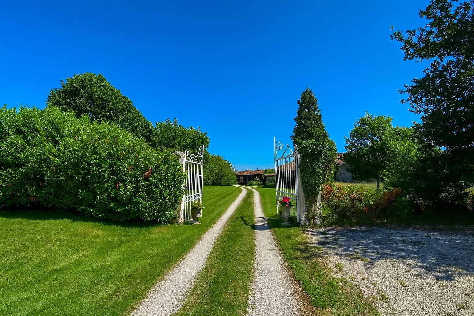 A Rare Find – Two Stunning Homes, Studio, Scenic Driveway, and 14 Hectares of Private Land