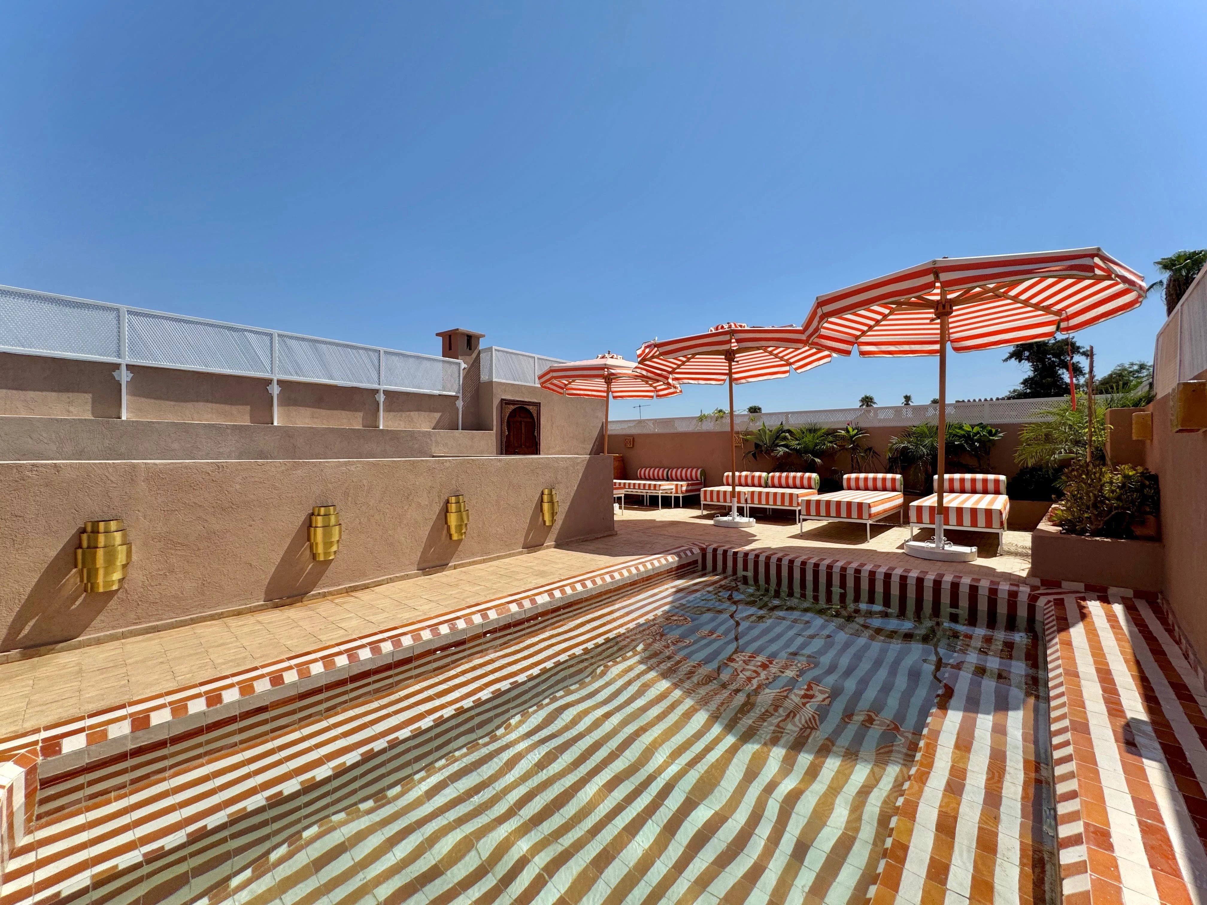 Stylish Riad with heated rooftop pool for sale in Marrakech