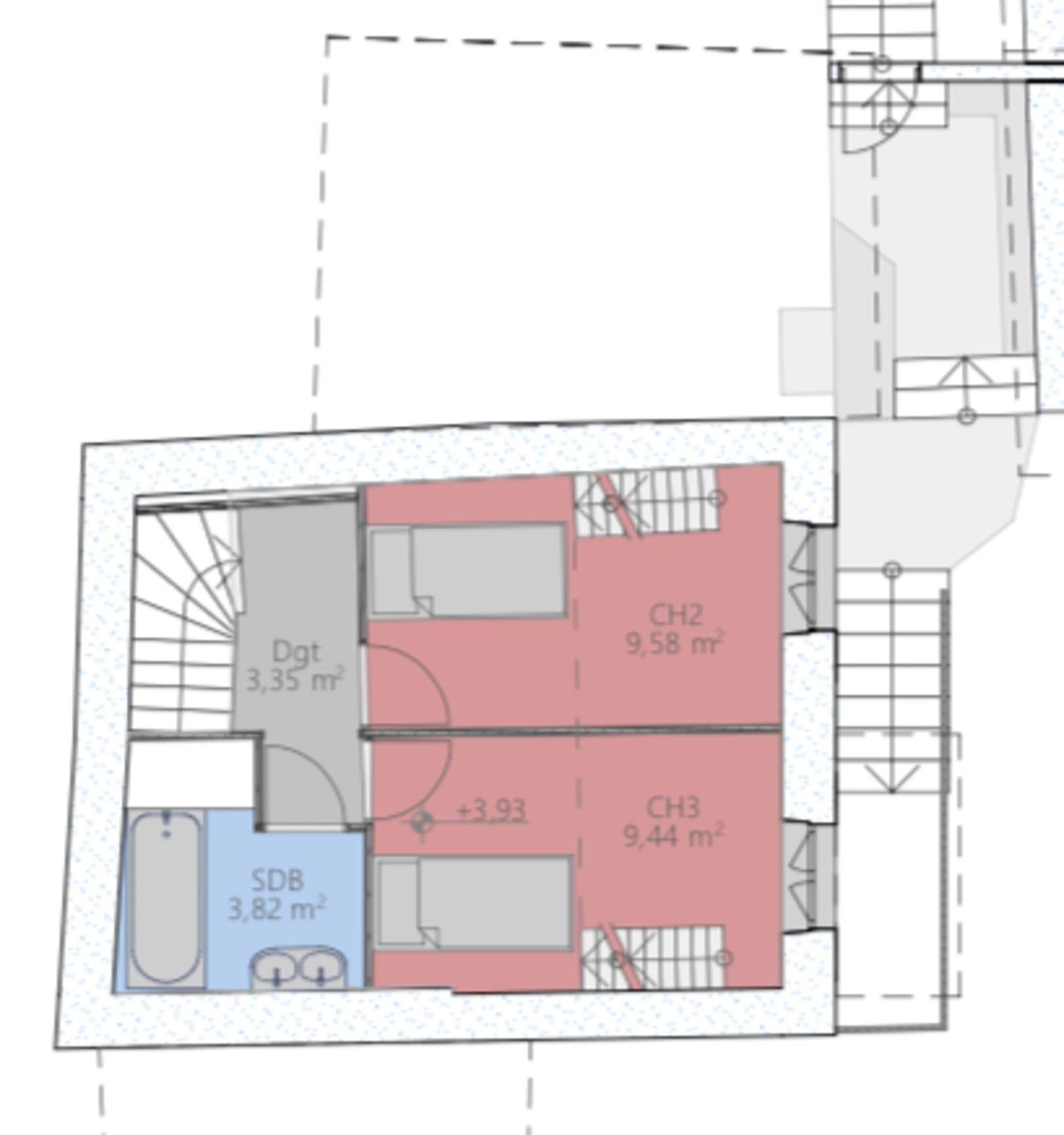 Morancé - Maison à rénover d'environ 65 m²