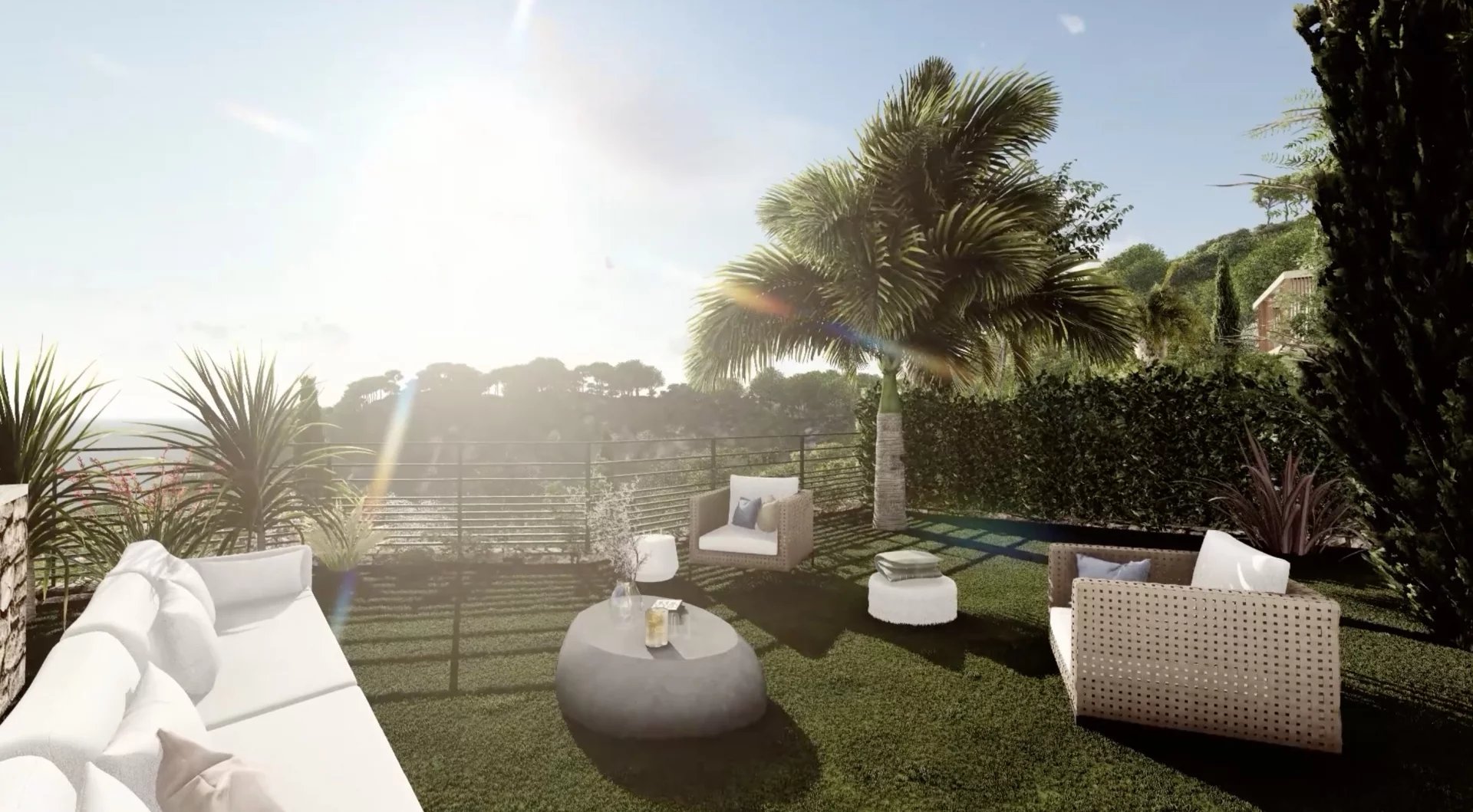 Eze - Villa neuve 222 m², piscine, vue mer