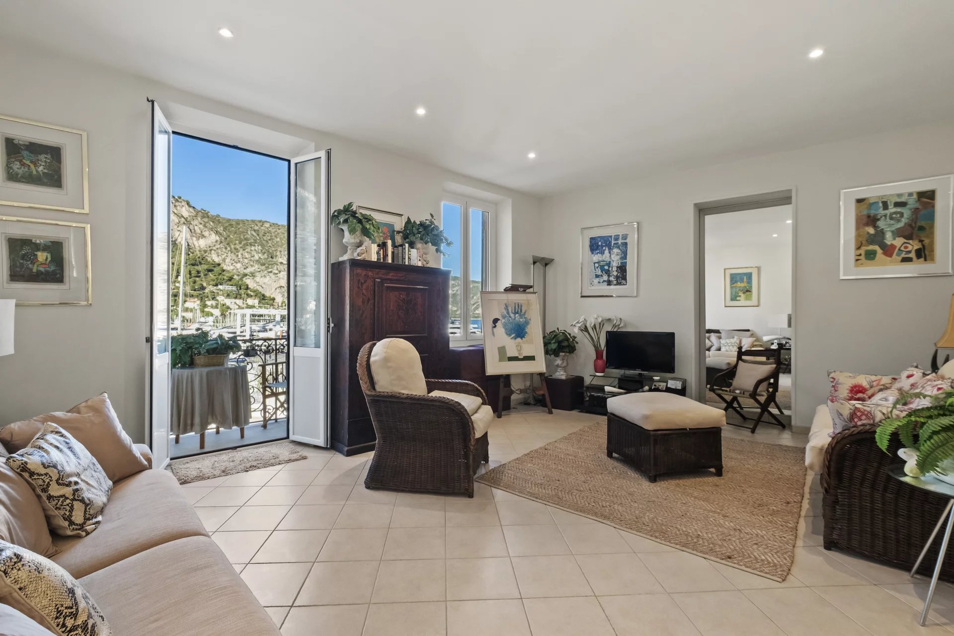 Tasteful 1-bedroom apartment in the port of Beaulieu-sur-Mer