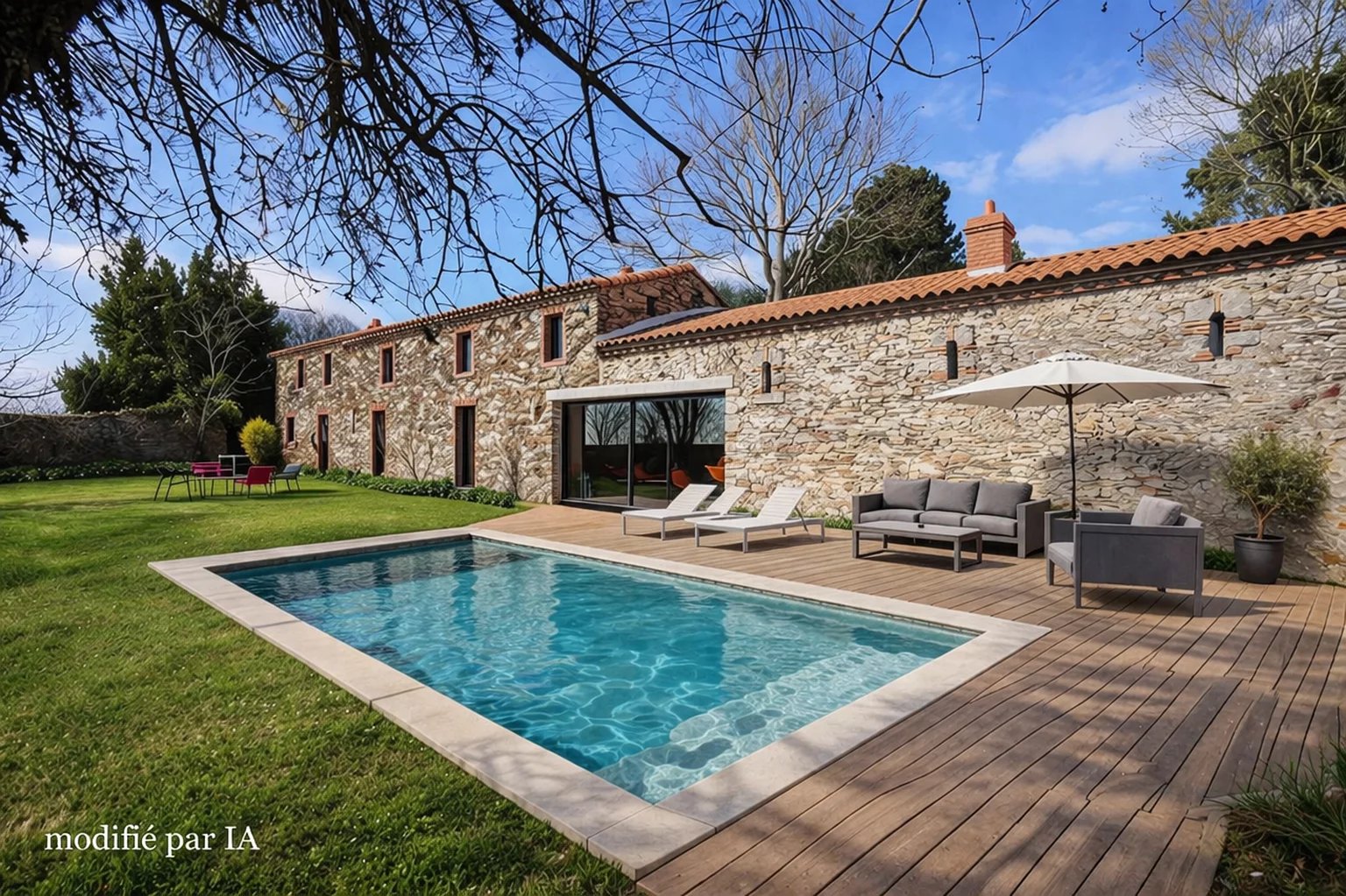 Demeure au style pur italien de 315m² habitable