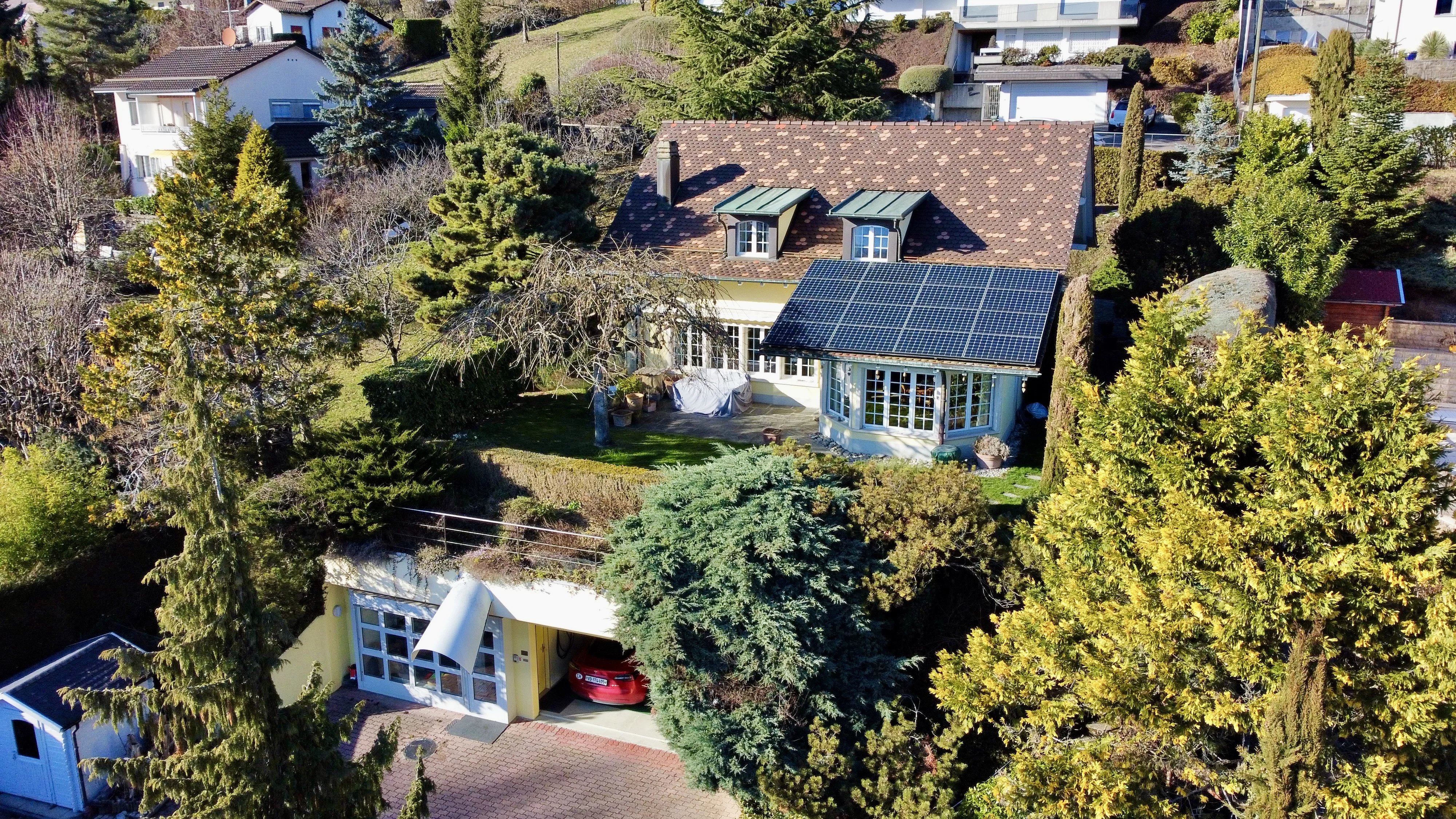 Villa individuelle au calme avec jardin et vue sur le Lac