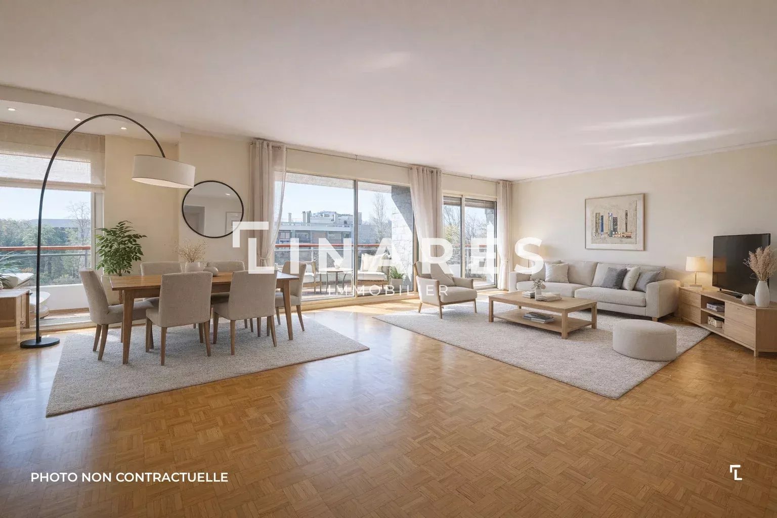 L'ECRIN VERDOYANT - Appartement T5 de 150 m2 - Terrasse de 16 m2 - Balcon - Cave - Garage - 13008