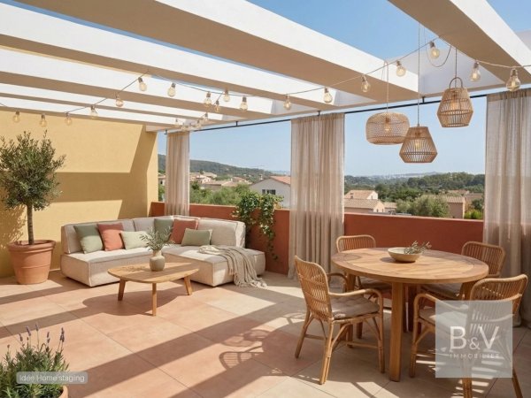 3-Bedroom Apartment in La Roquette Sur Siagne — photo 1