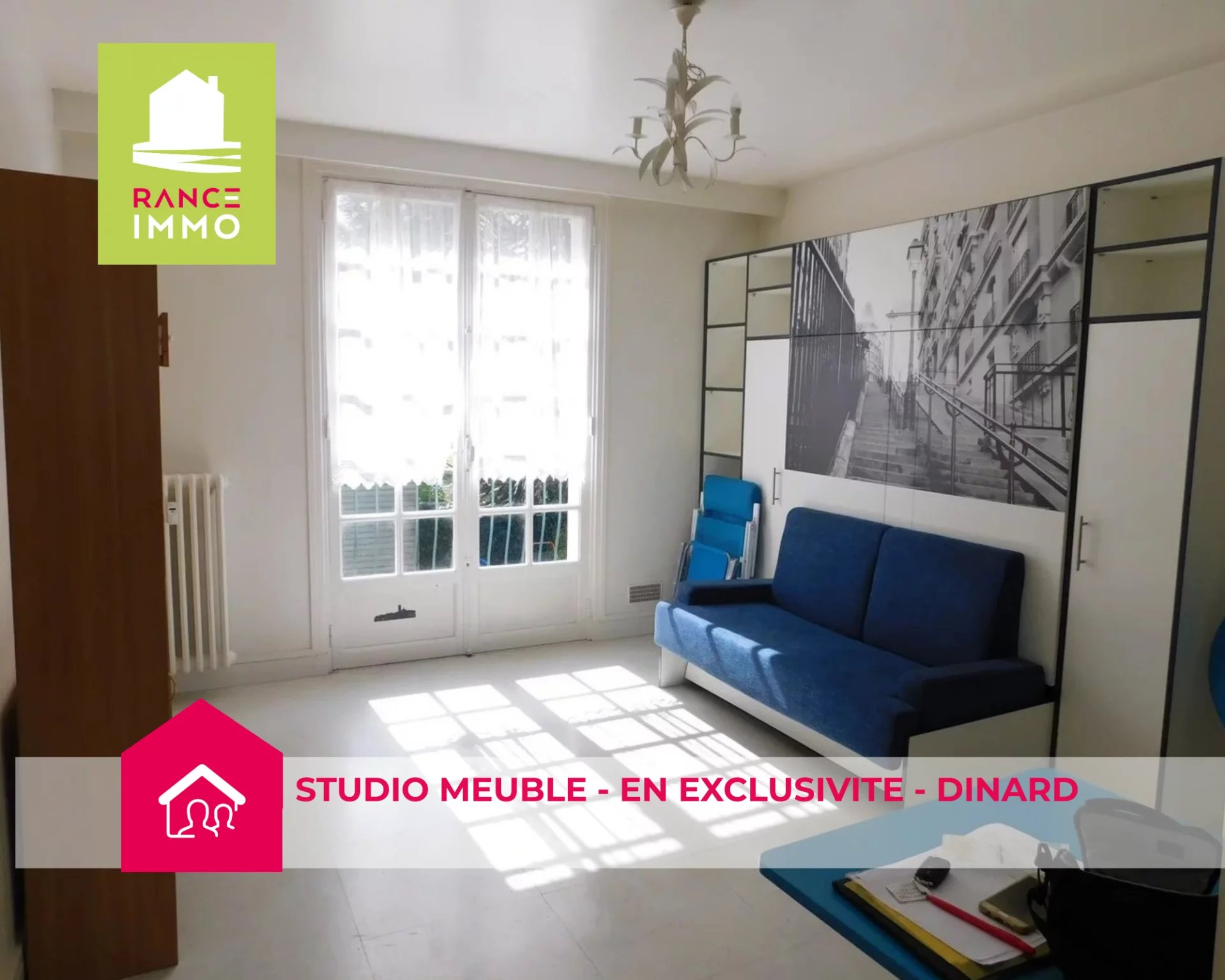 STUDIO MEUBLE – EN EXCLUSIVITE  – DINARD