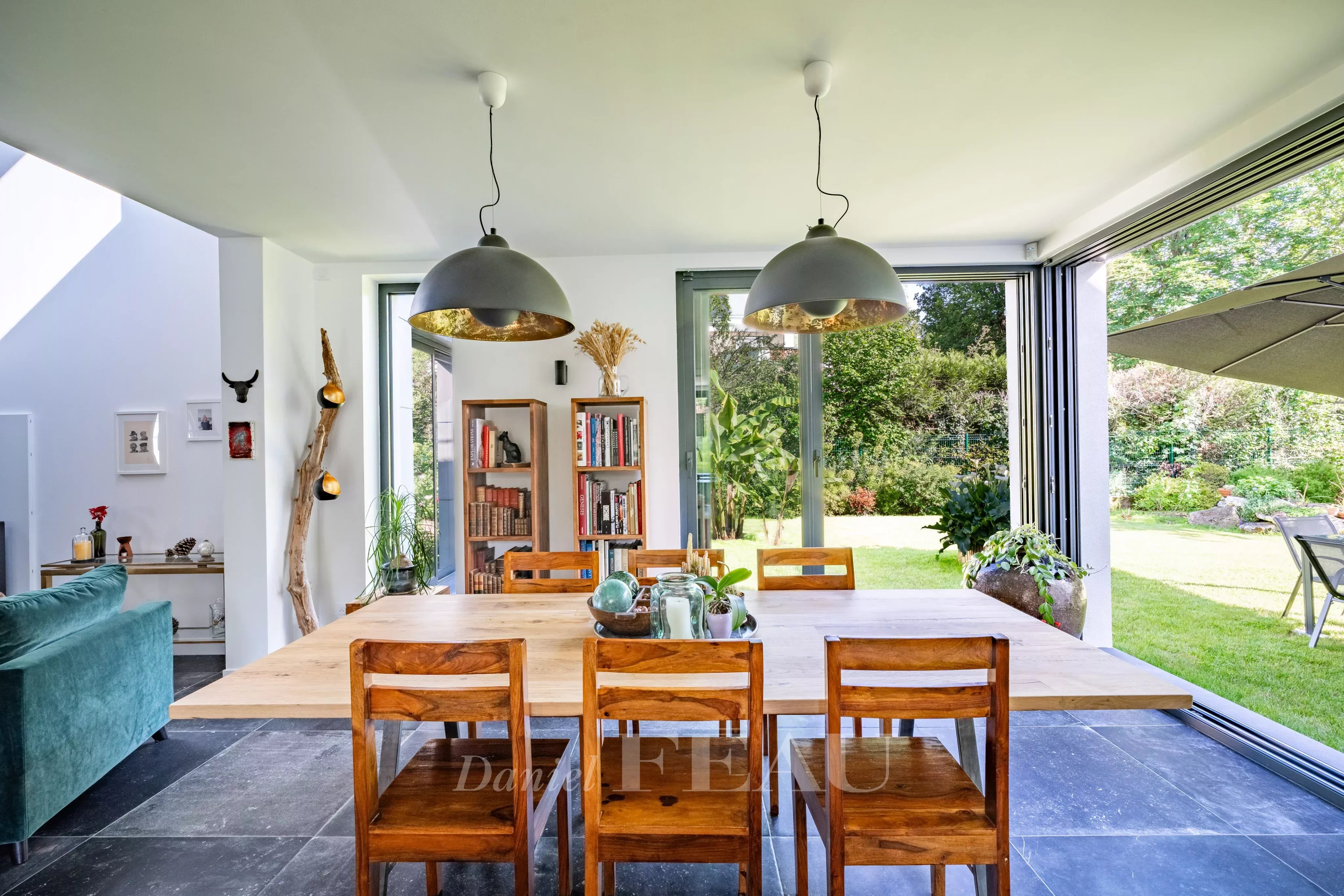 Salle à manger sur jardin