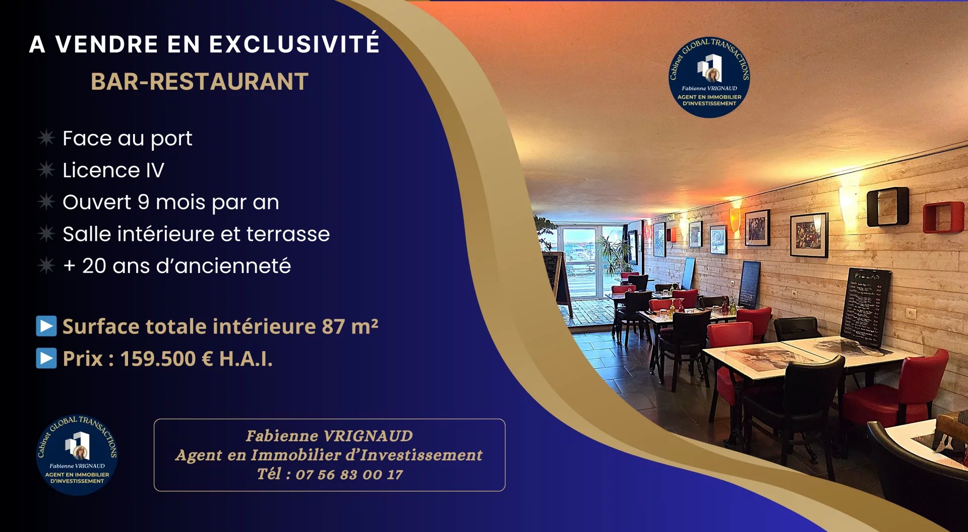 Agence immobilière de Cabinet GLOBAL-TRANSACTIONS
