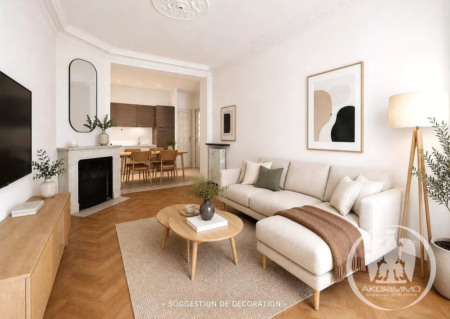 Apartment  - 3 rooms  - 61.21 m² -  €389,000 - For sale