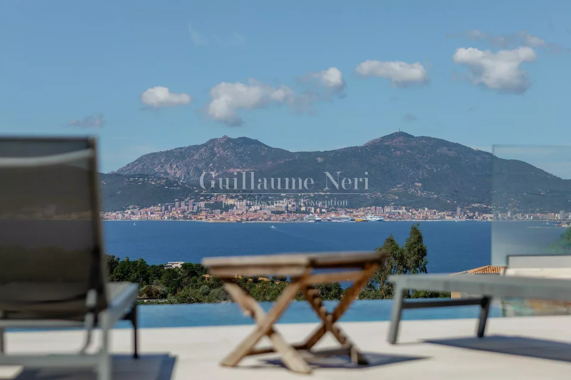 Villa Lumina, piscine vue mer panoramique