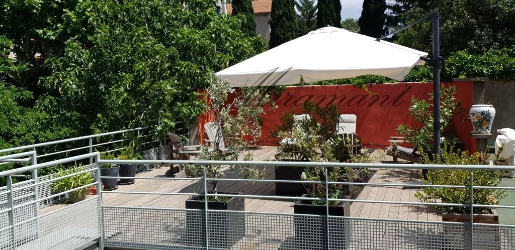 Avignon intra-muros, belle demeure avec jardin et piscine