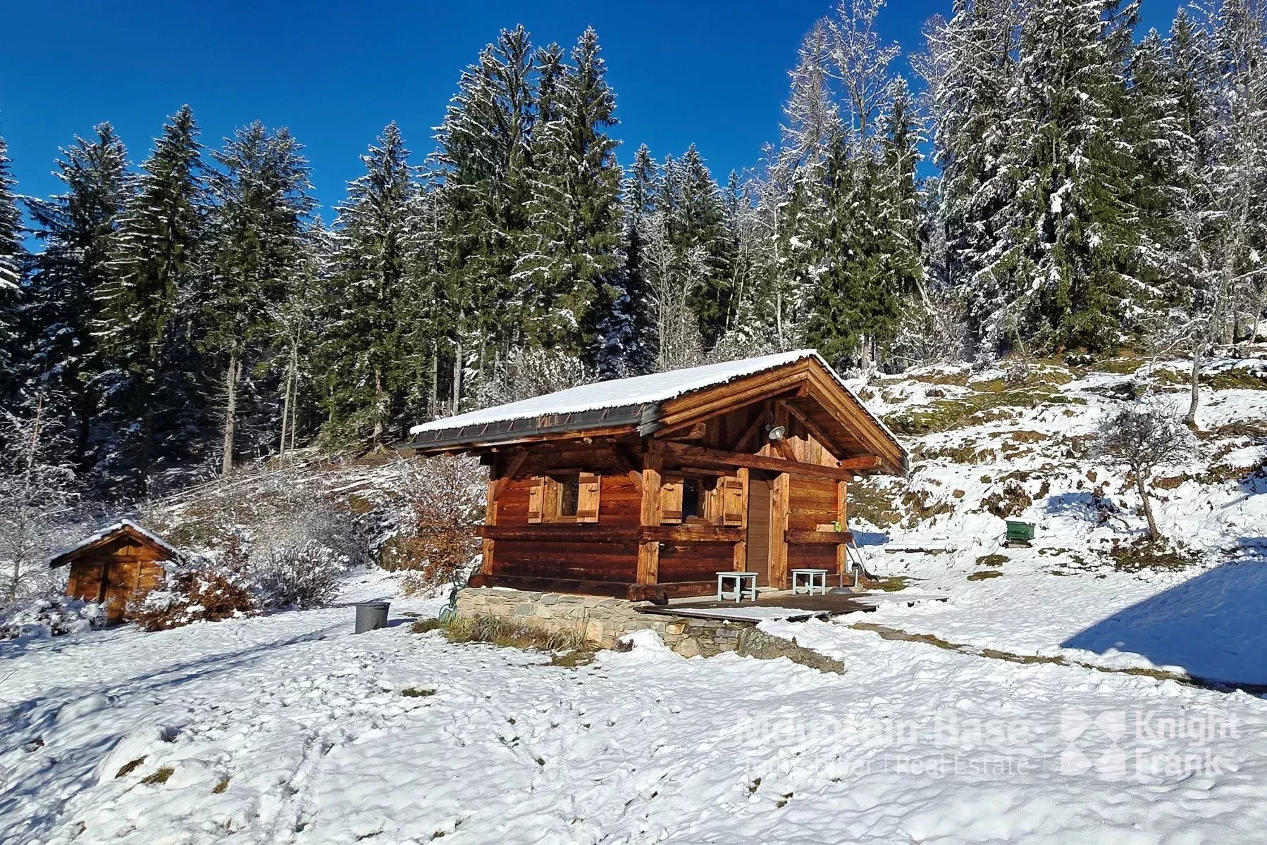 Photo of A charming chalet situated in its own clearing in the woodlands at the top of Le Coupeau.