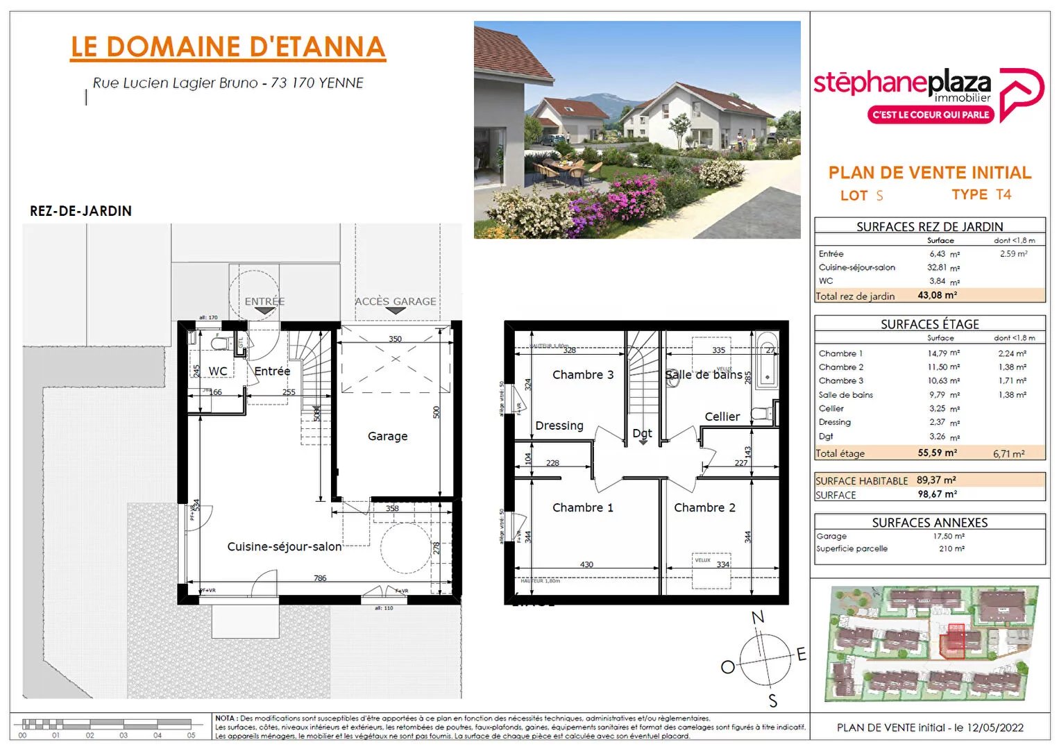 Maison Yenne 4 pièces 100 m2