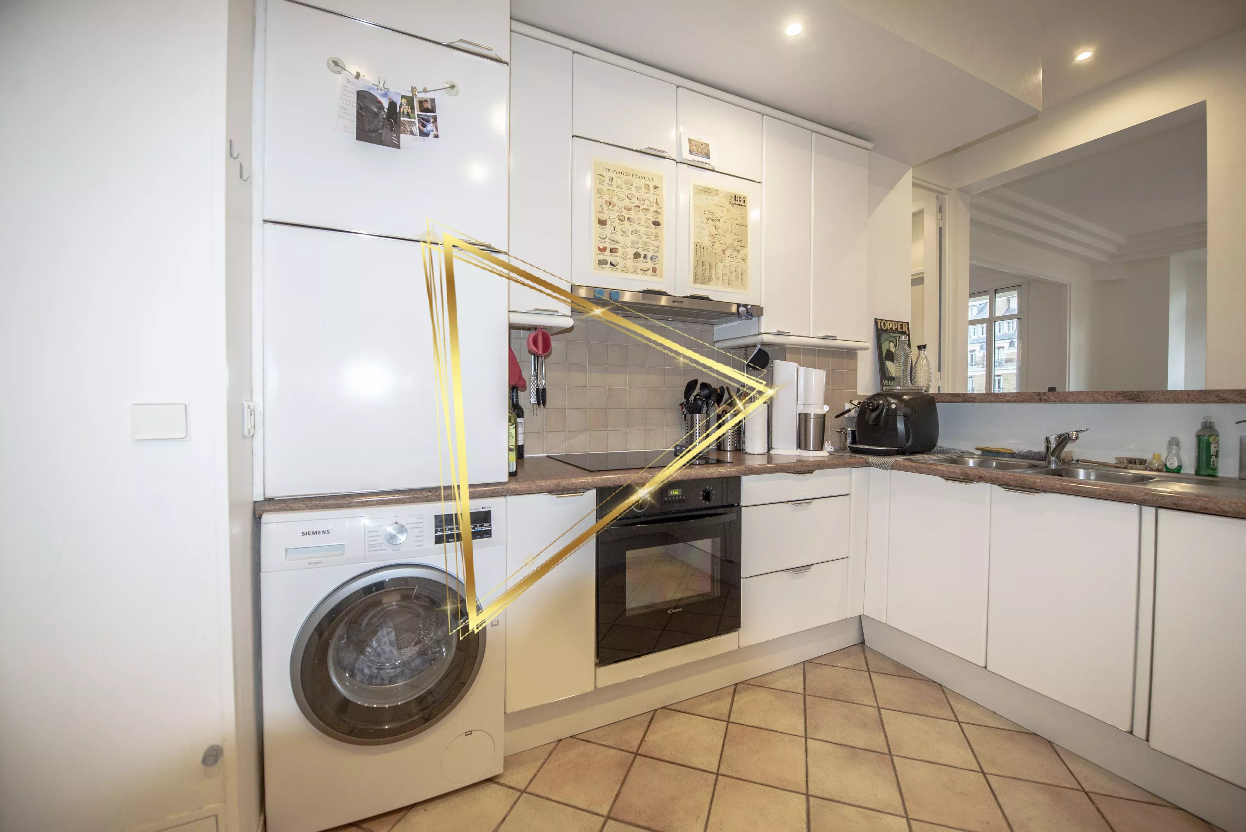 Appartement lumineux de 2 chambres à Auteuil, étage élevé !