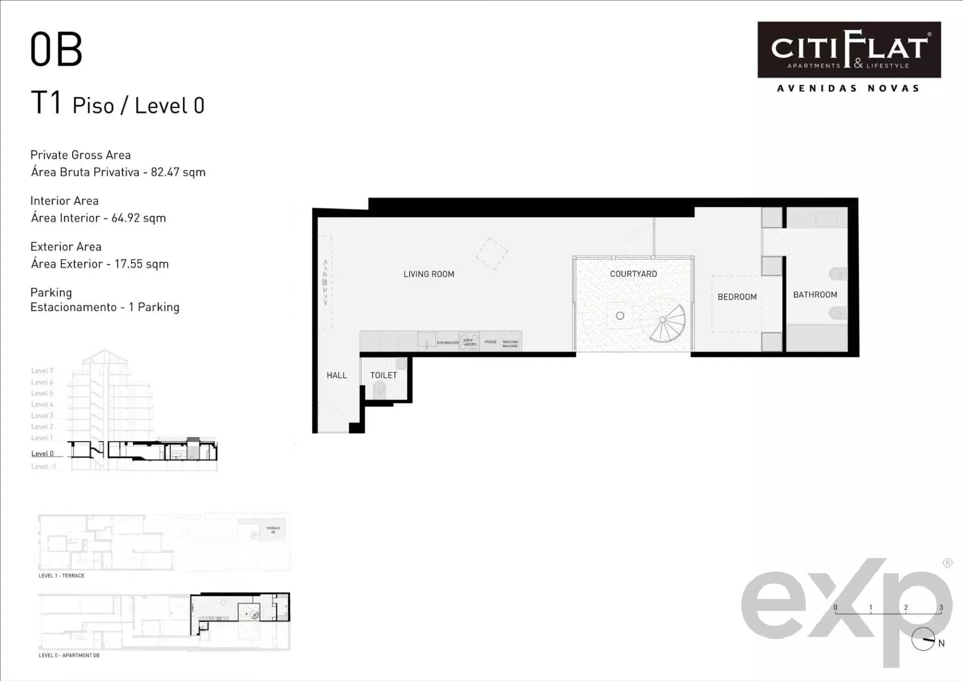 1 bedroom apartment with terrace - Avenidas Novas 86532402 image 8
