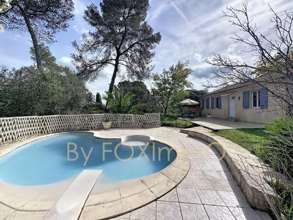 Roquefort les Pins, near town center, superb garden, swimming pool, dependance, commanding position. — photo 2