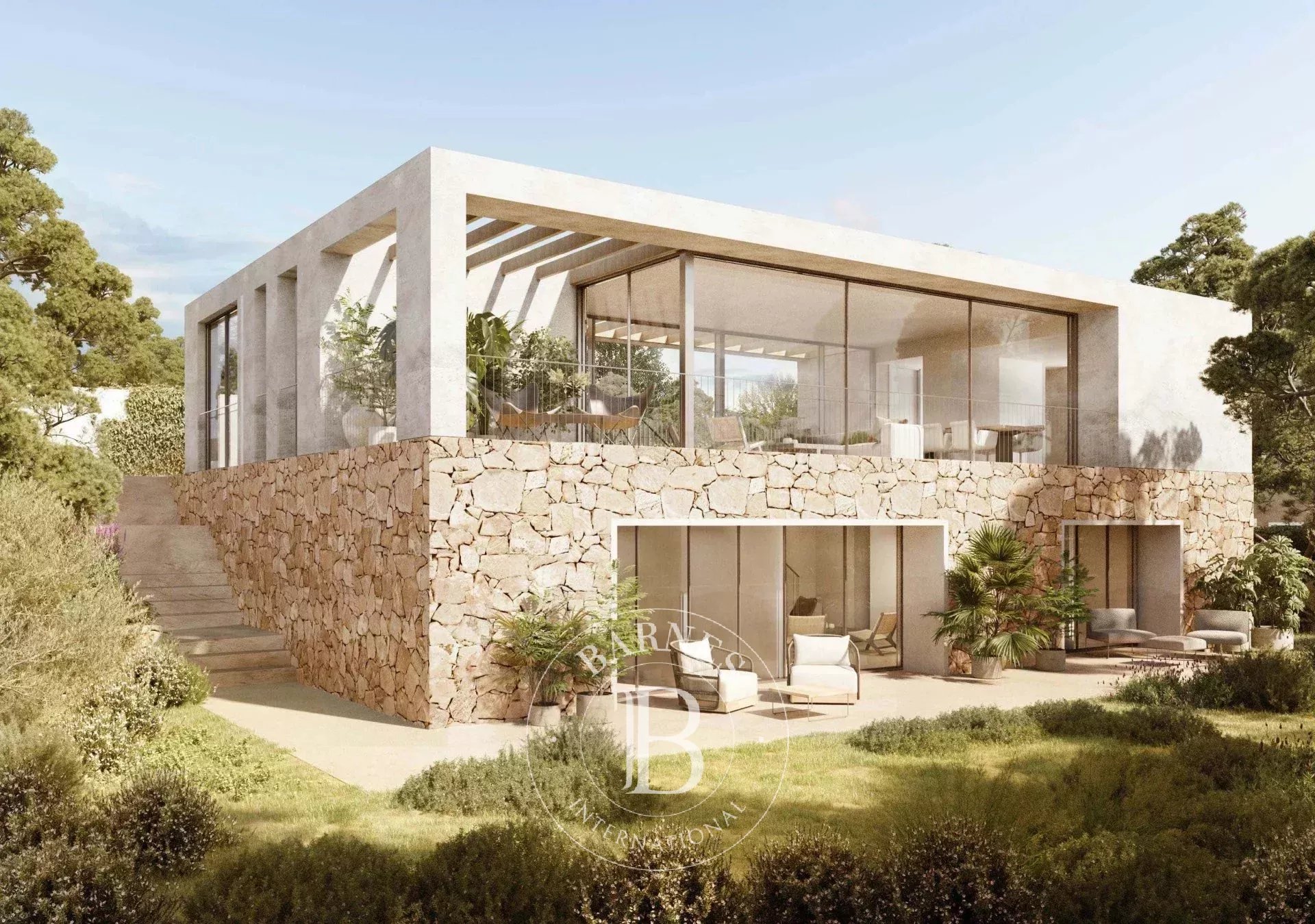Villa de luxe moderne avec vue sur la mer à Cala Domingos