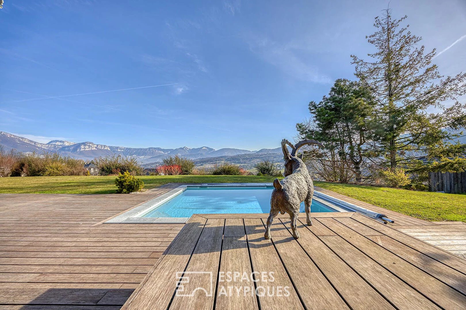 Chalet contemporain avec vue imprenable