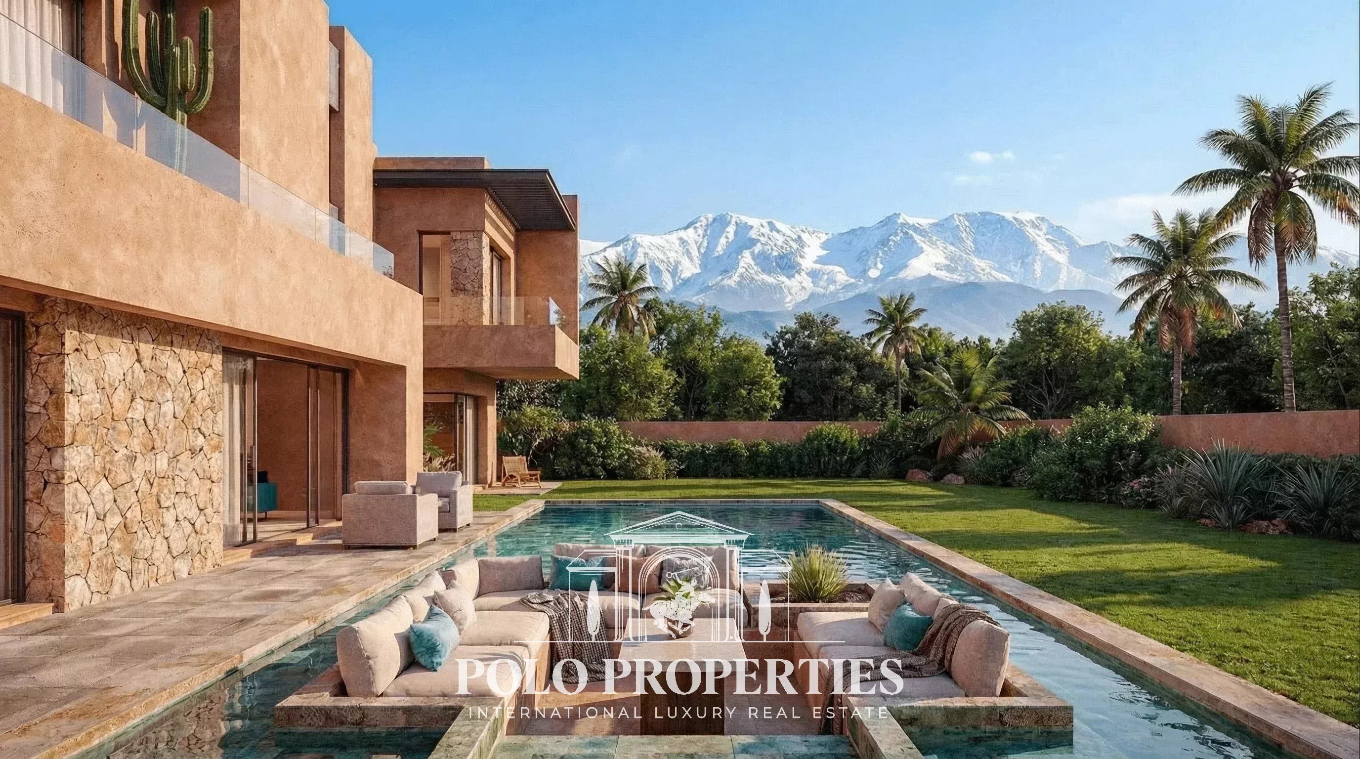 Un Havre de Paix offrant un Panorama Unique sur l'Atlas